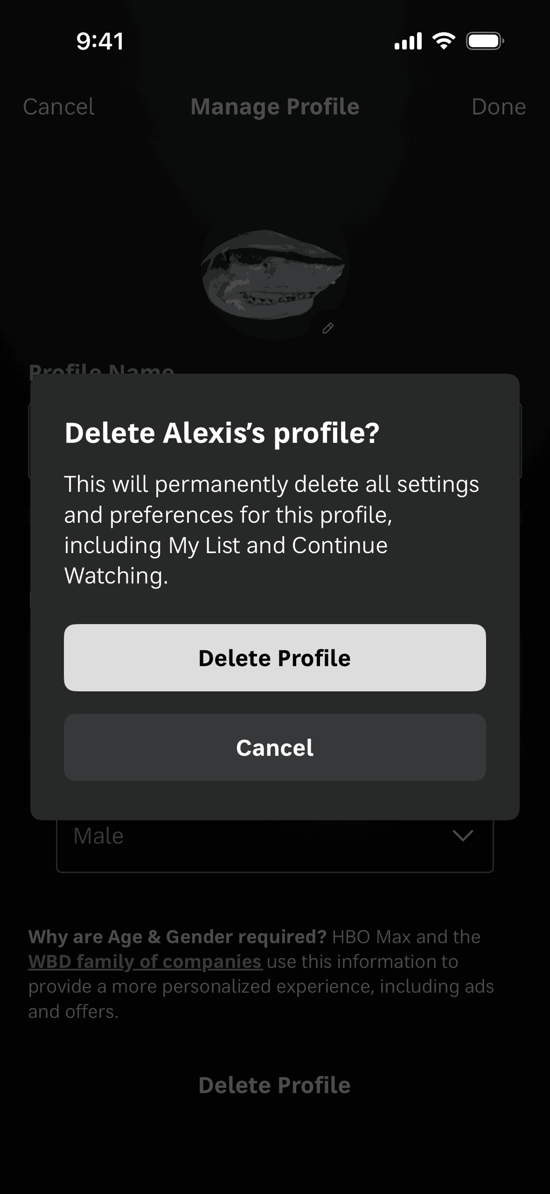 Max iOS Entertainment interface screenshot 10