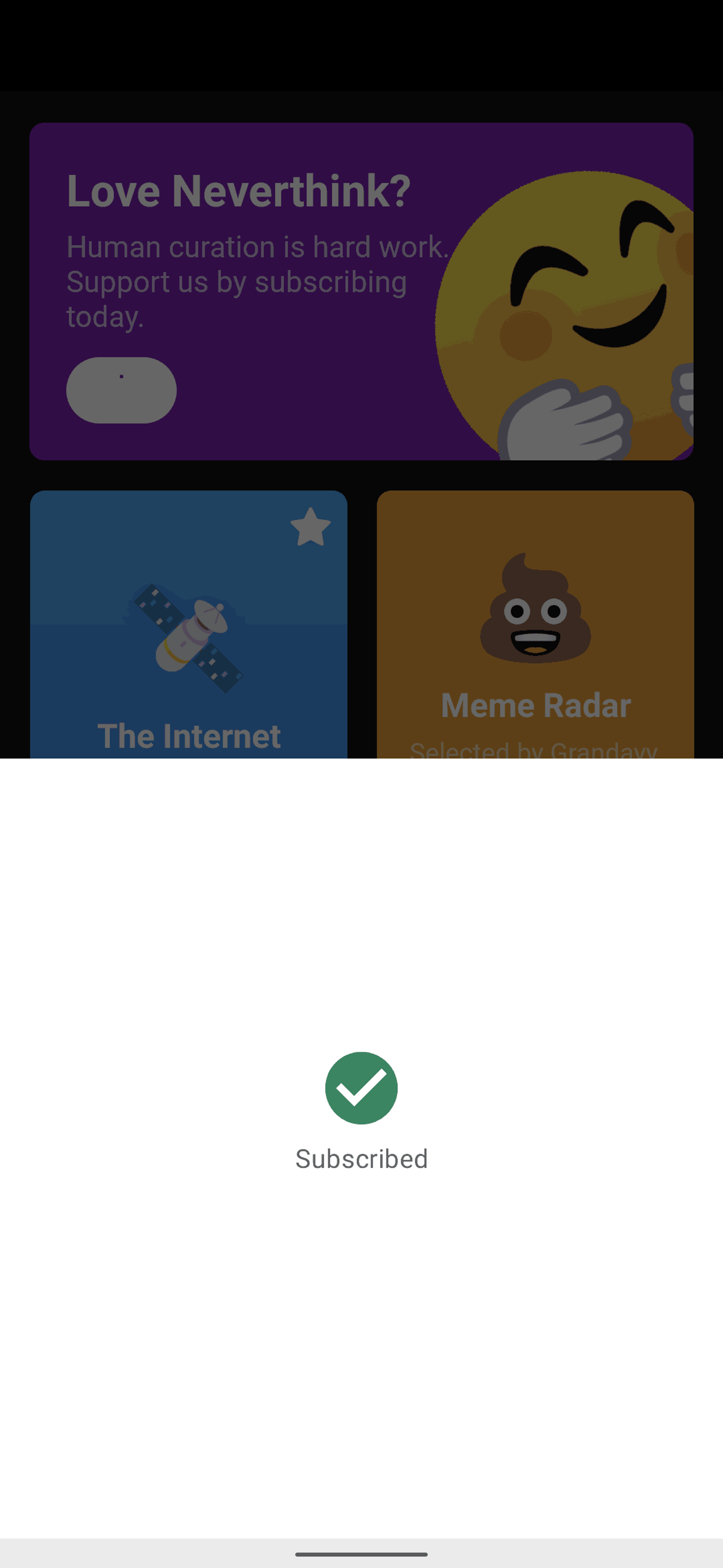 Neverthink Android Entertainment interface screenshot 21