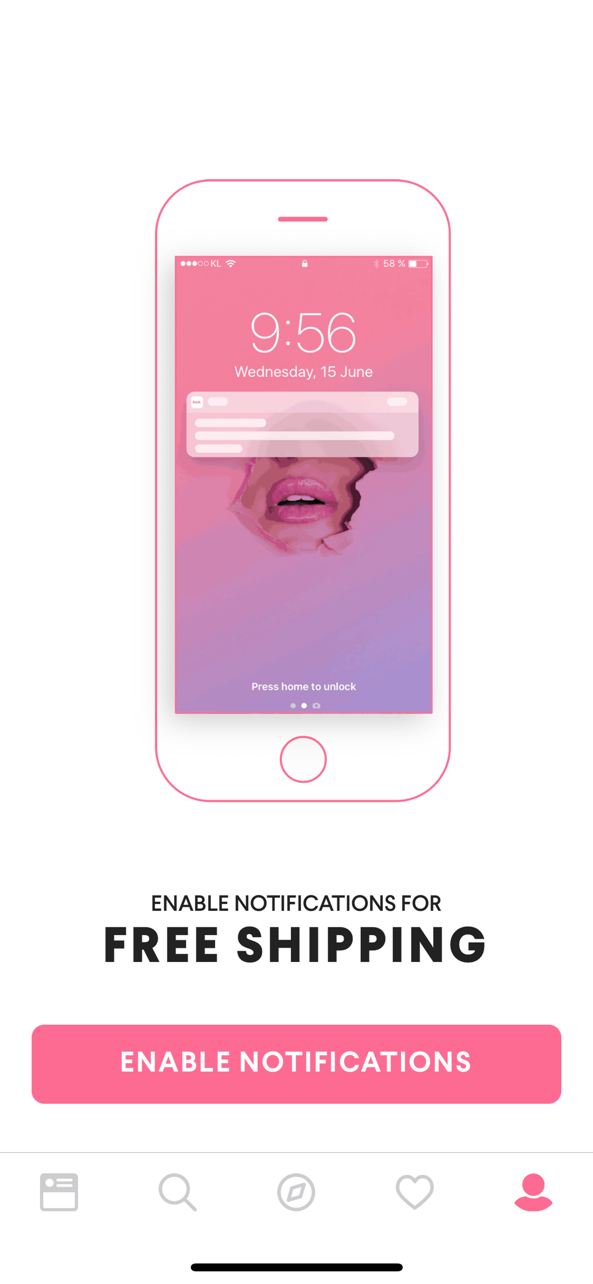 Hush iOS Shopping interface screenshot 22