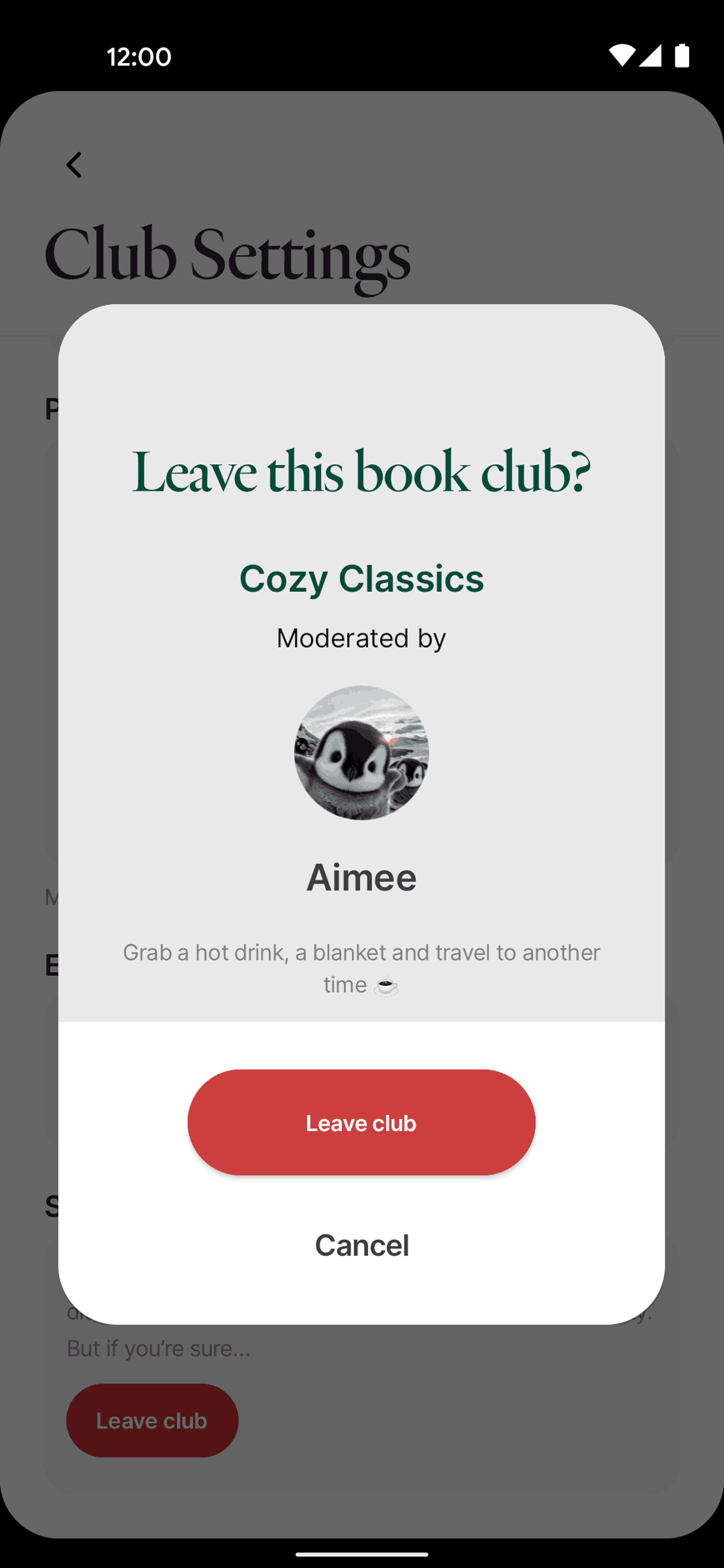 Fable Android Social Networking interface screenshot 5