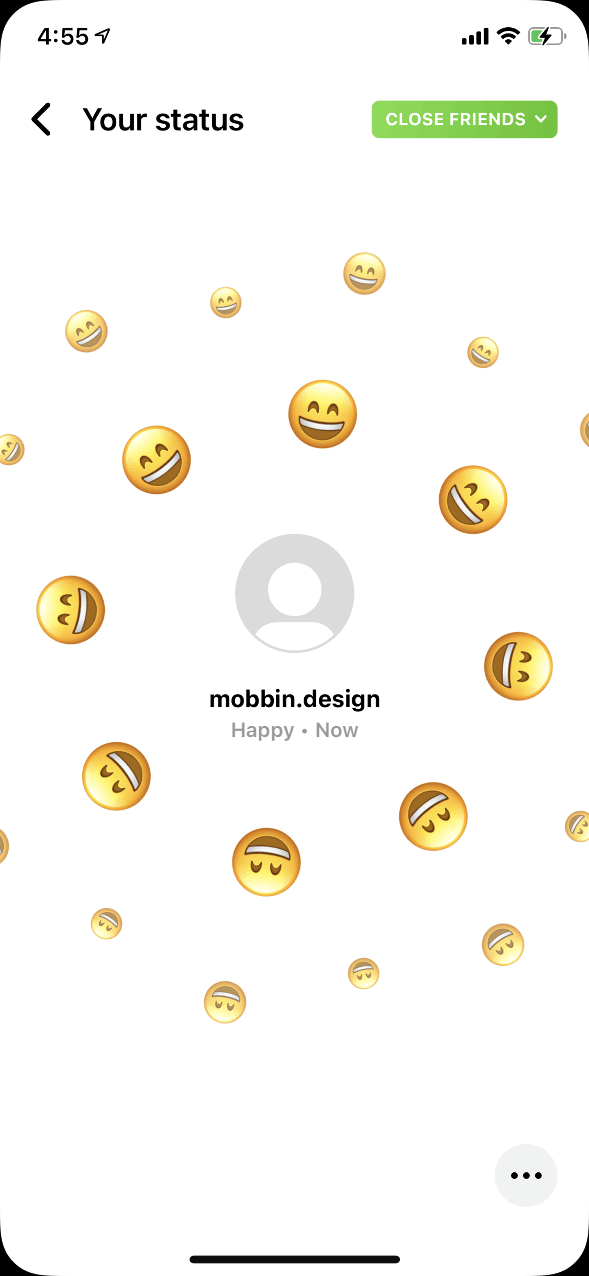 Threads iOS Photo & Video interface screenshot 23