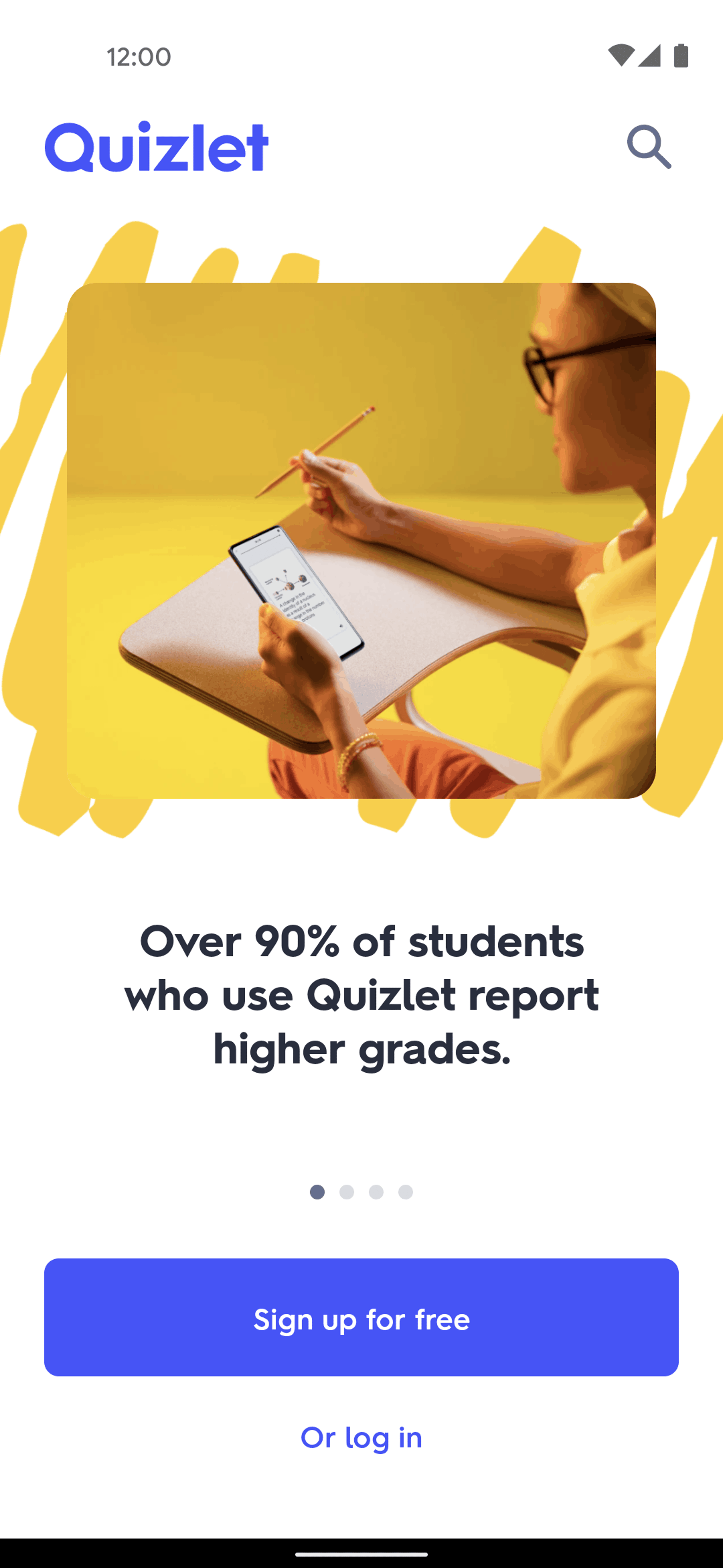 Quizlet Android Education interface screenshot 4