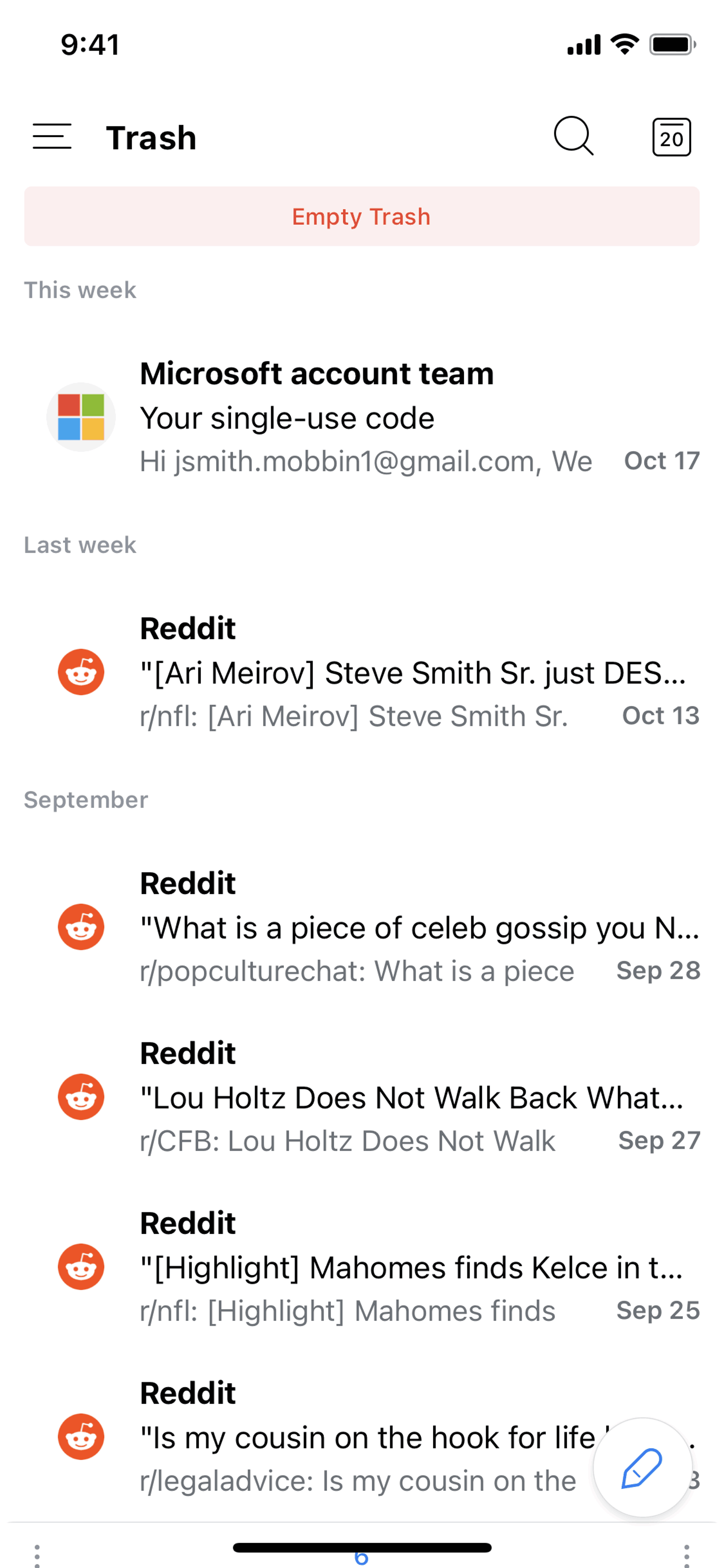 Spark Mail iOS AI interface screenshot 20
