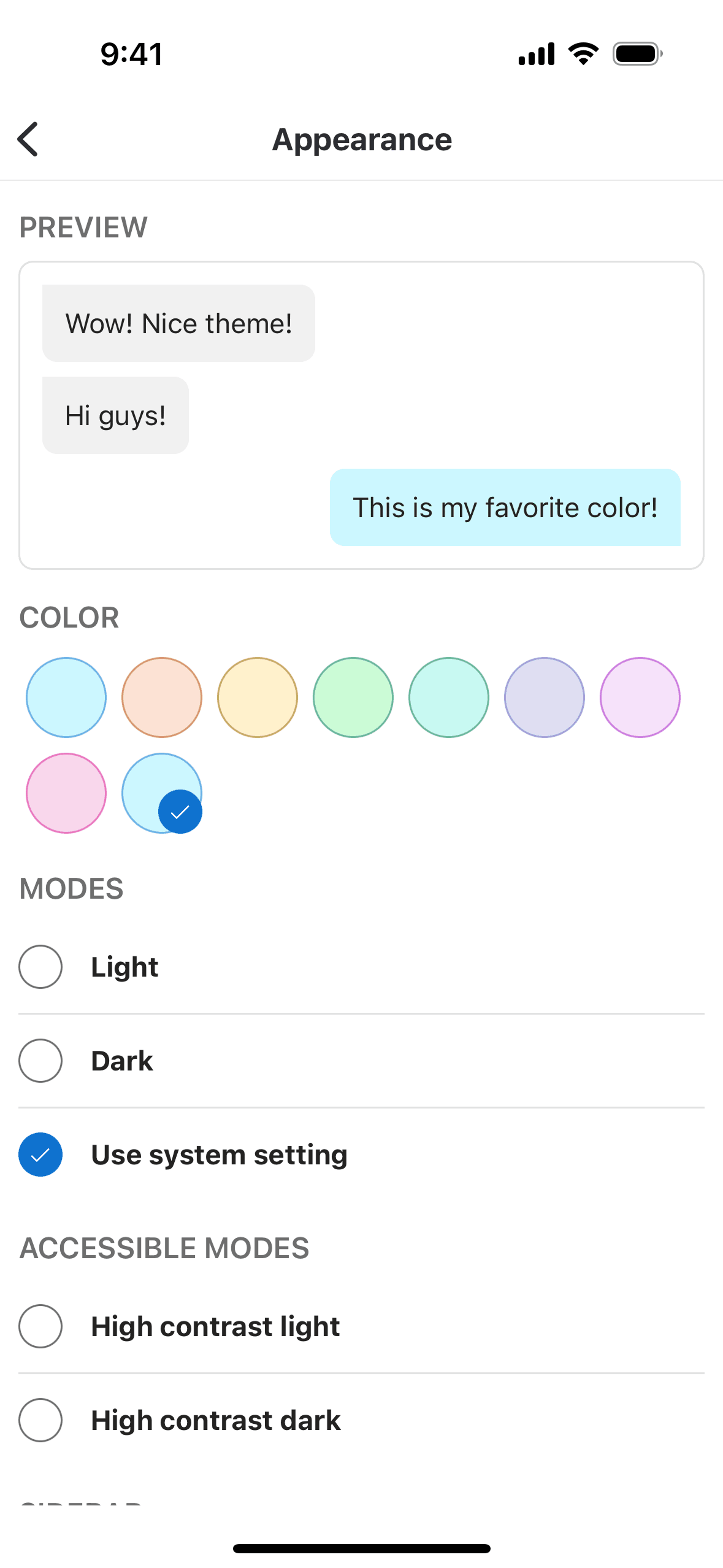 Skype iOS Communication interface screenshot 24
