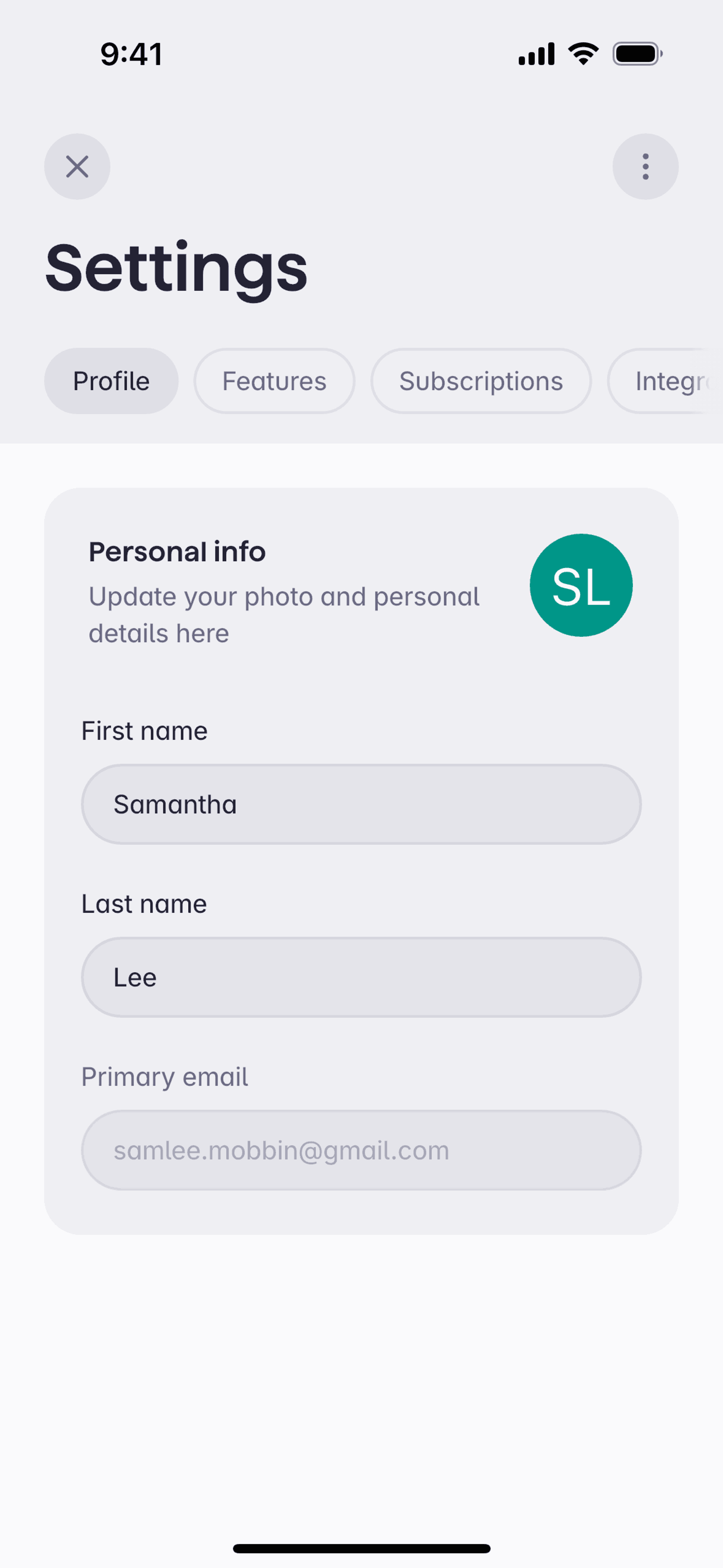 Superlist iOS Productivity interface screenshot 20