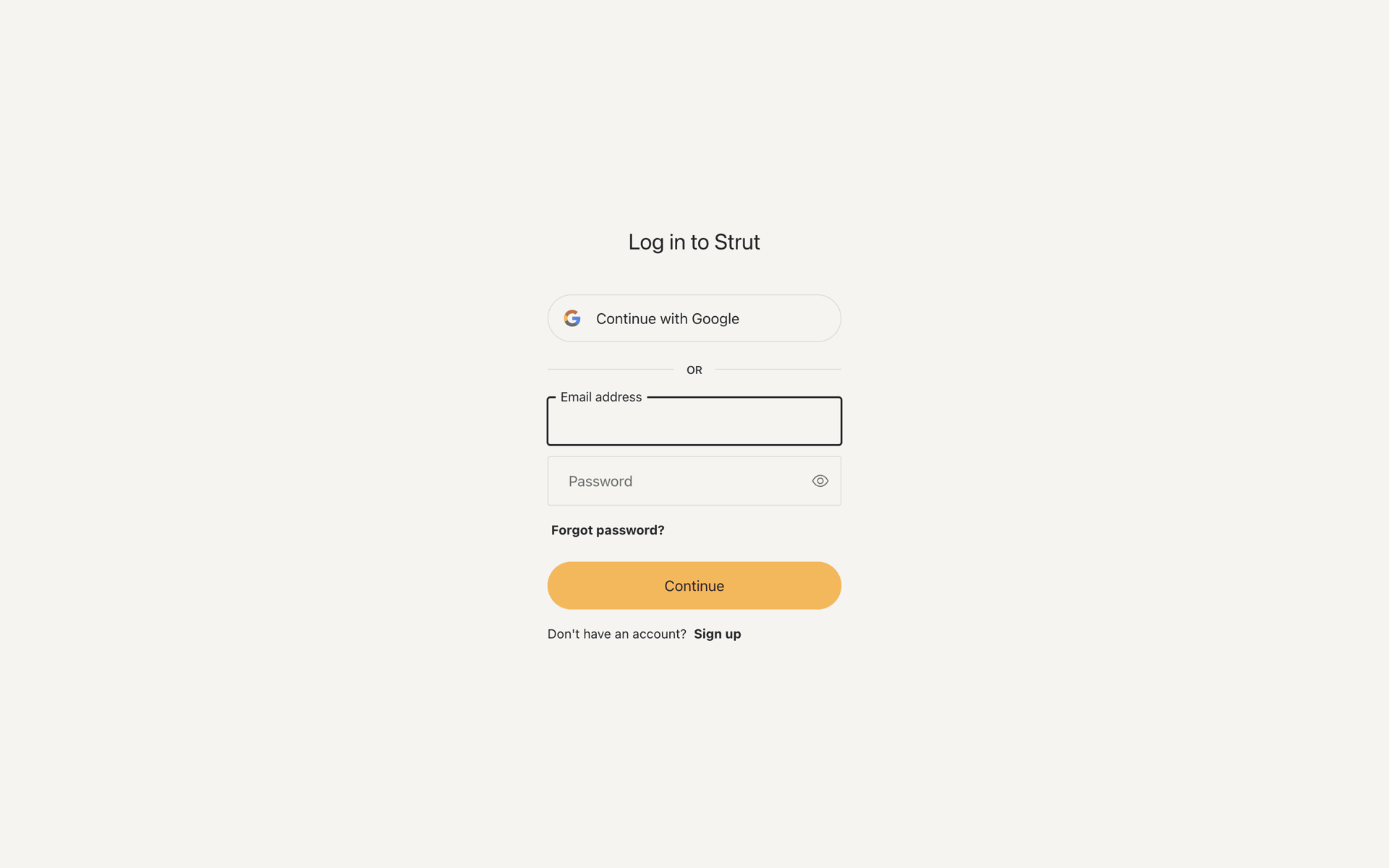 Strut Web AI interface screenshot 9