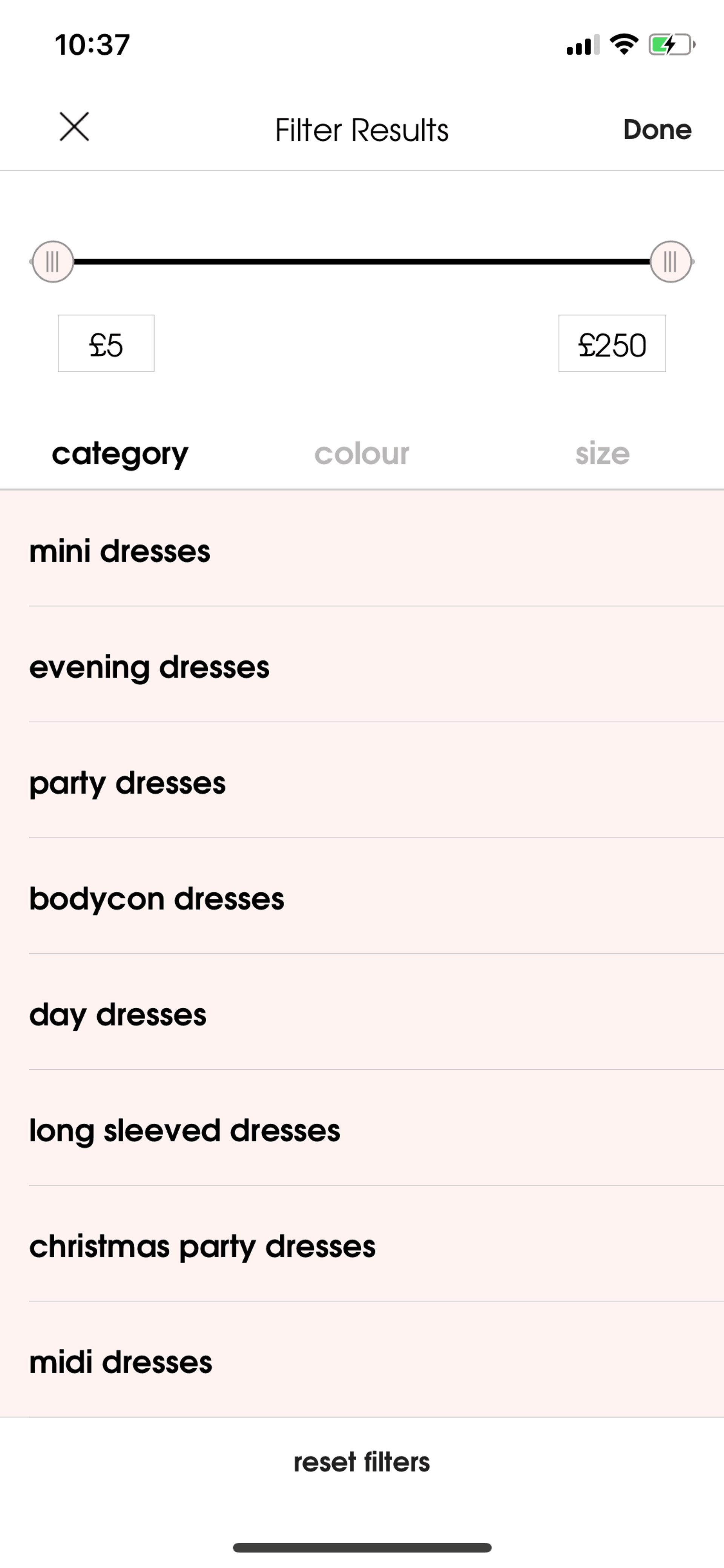 Missguided iOS Shopping interface screenshot 13