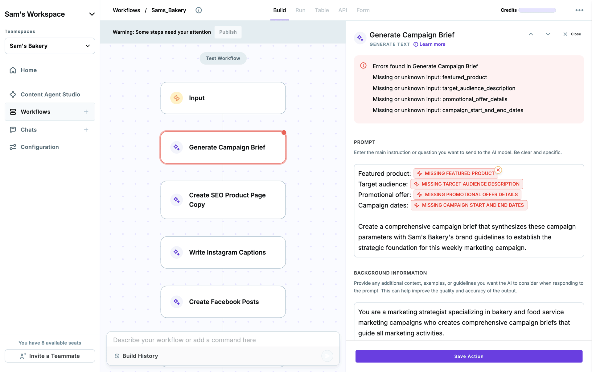 Copy.ai Web AI interface screenshot 20