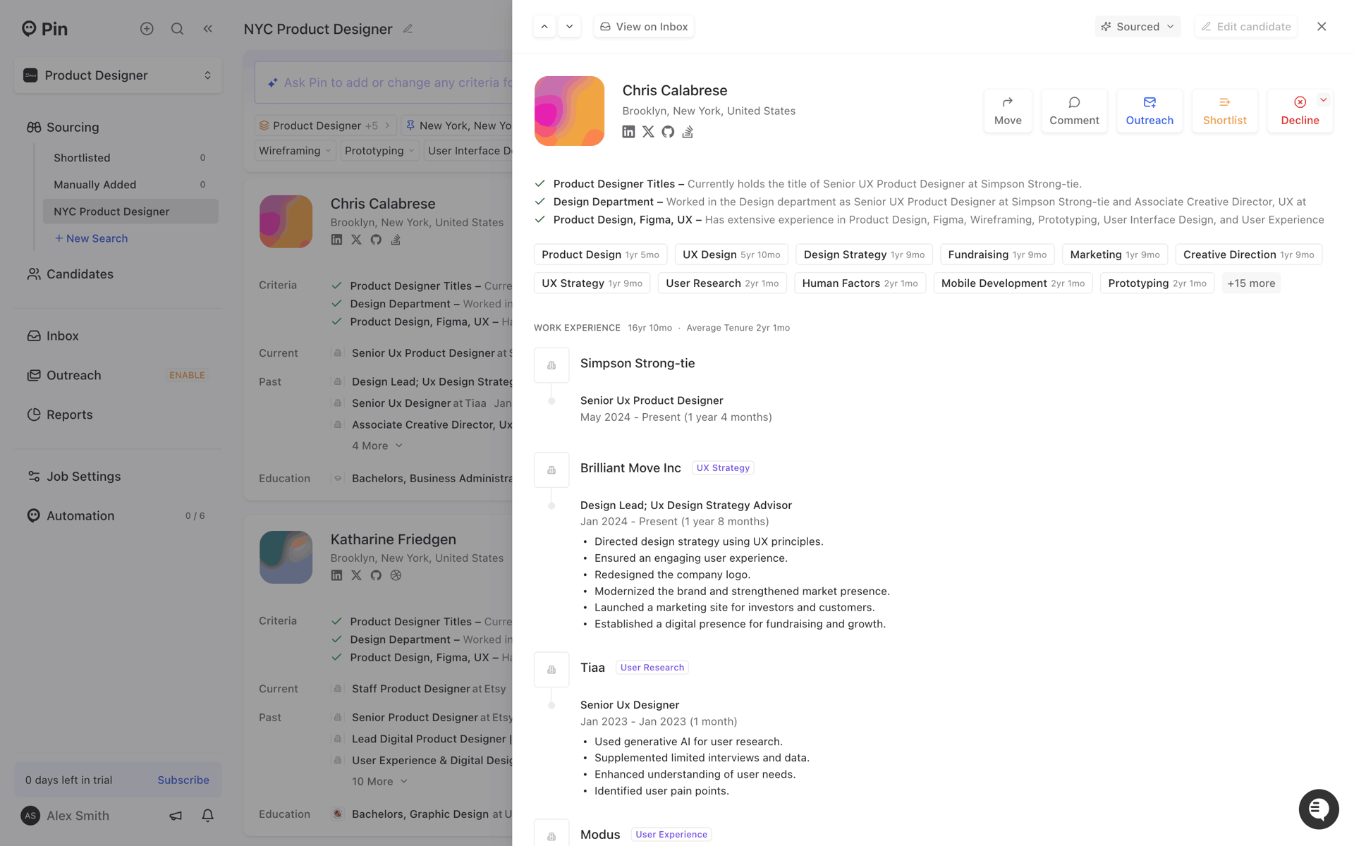 Pin Web AI interface screenshot 16