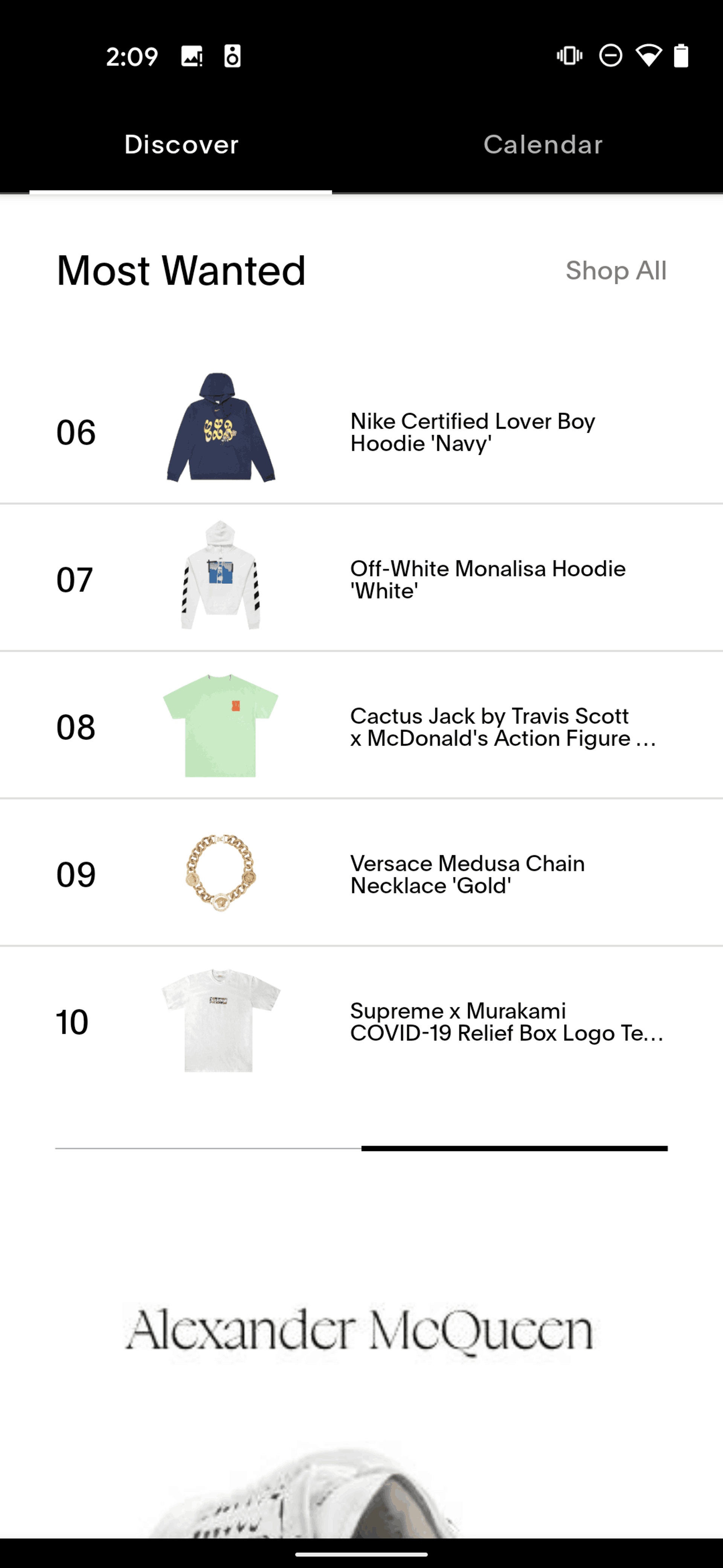 GOAT Android Shopping interface screenshot 15