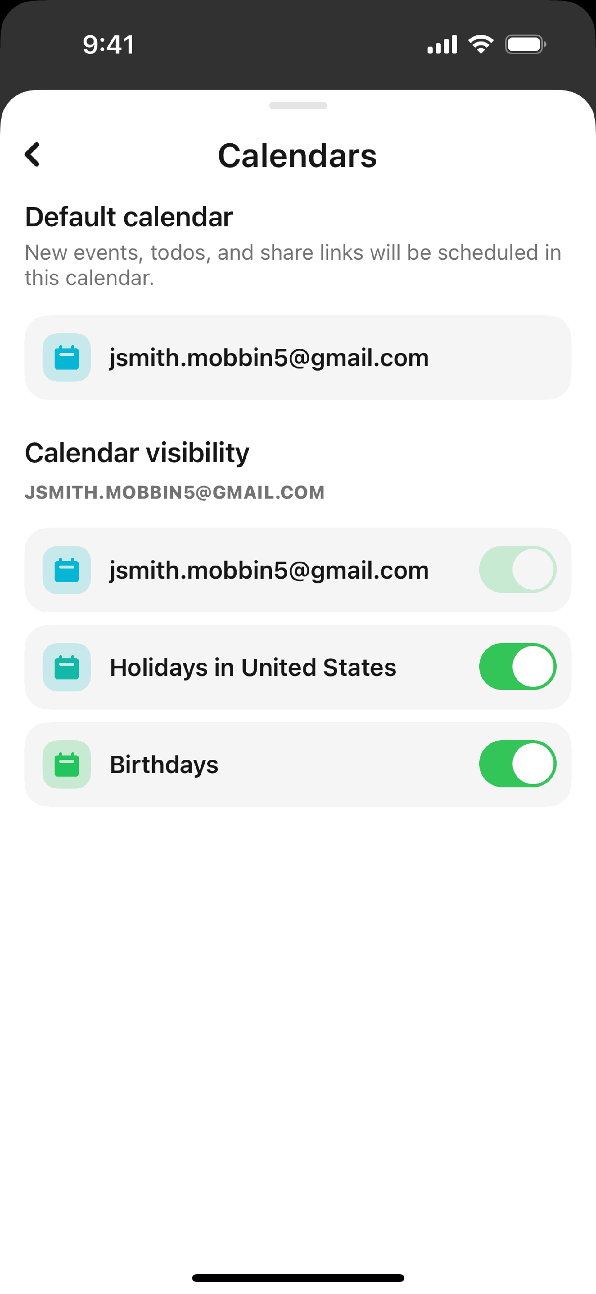 Amie iOS Productivity interface screenshot 23