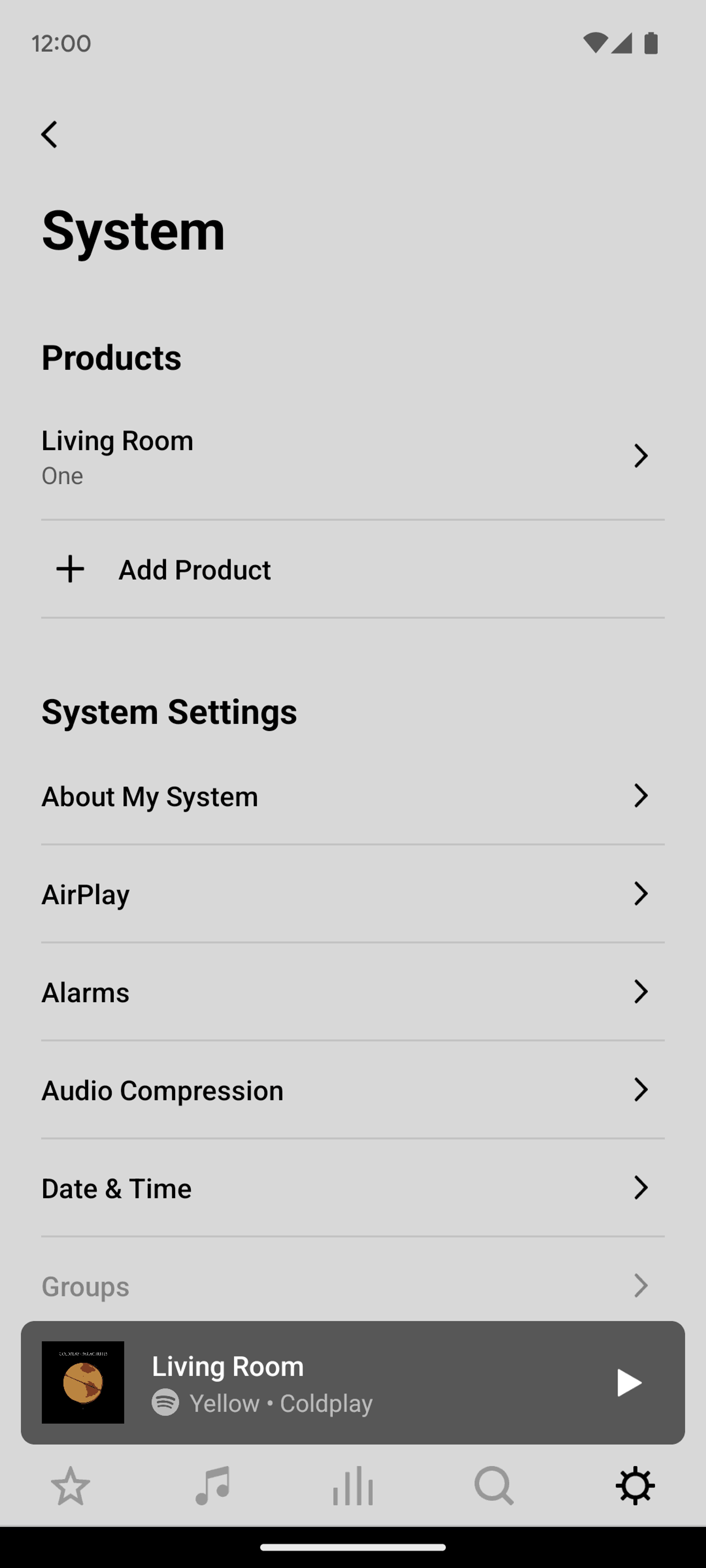 Sonos Android Music & Audio interface screenshot 19