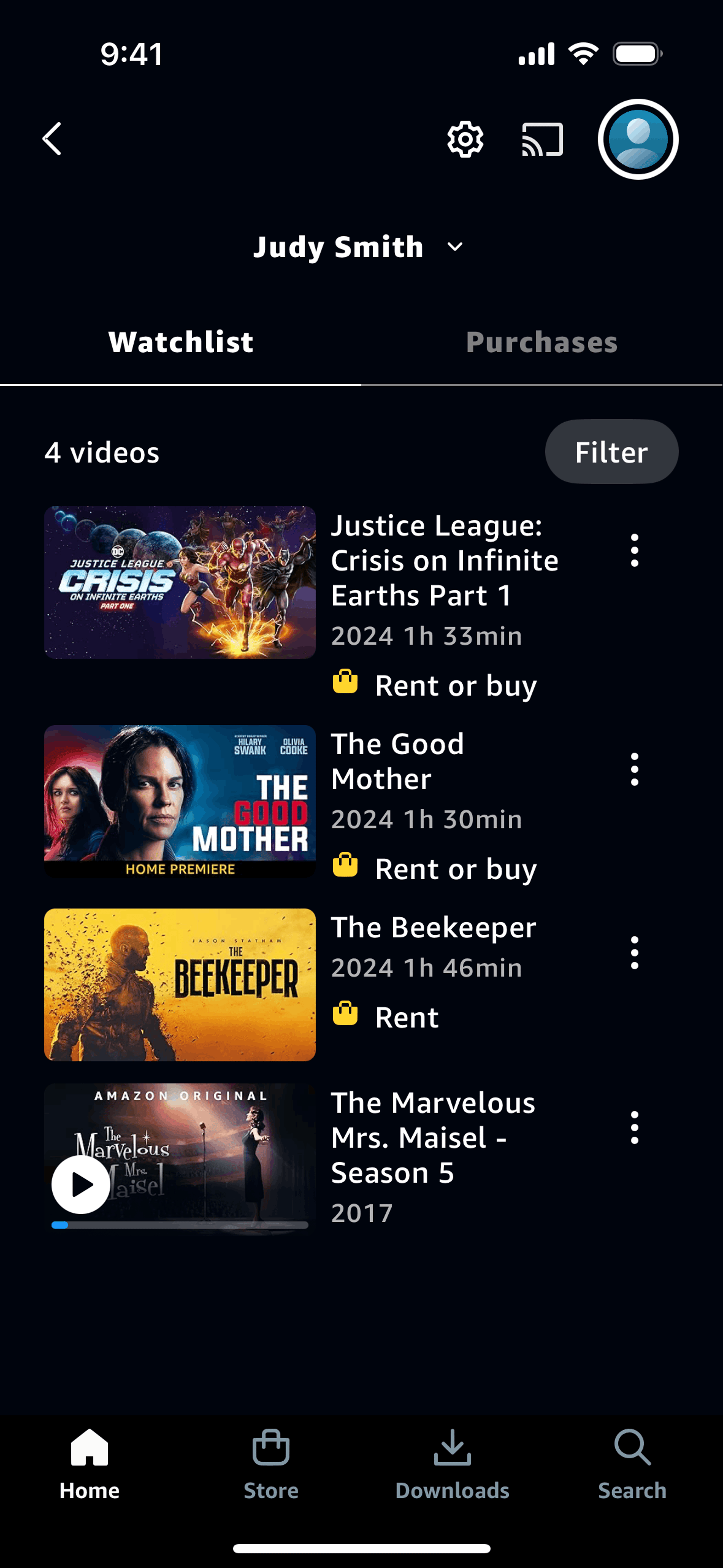 Prime Video iOS Entertainment interface screenshot 14