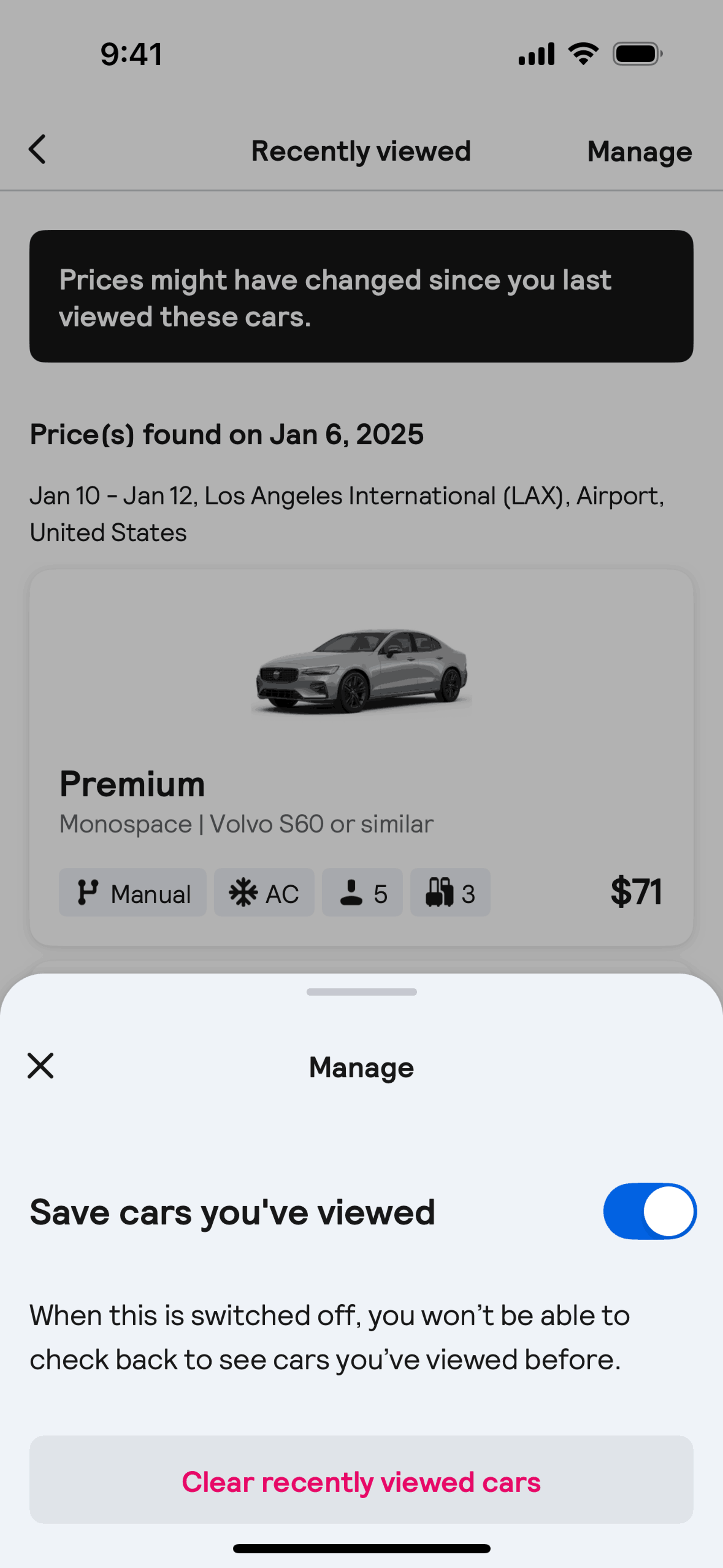 Skyscanner iOS Travel & Transportation interface screenshot 8