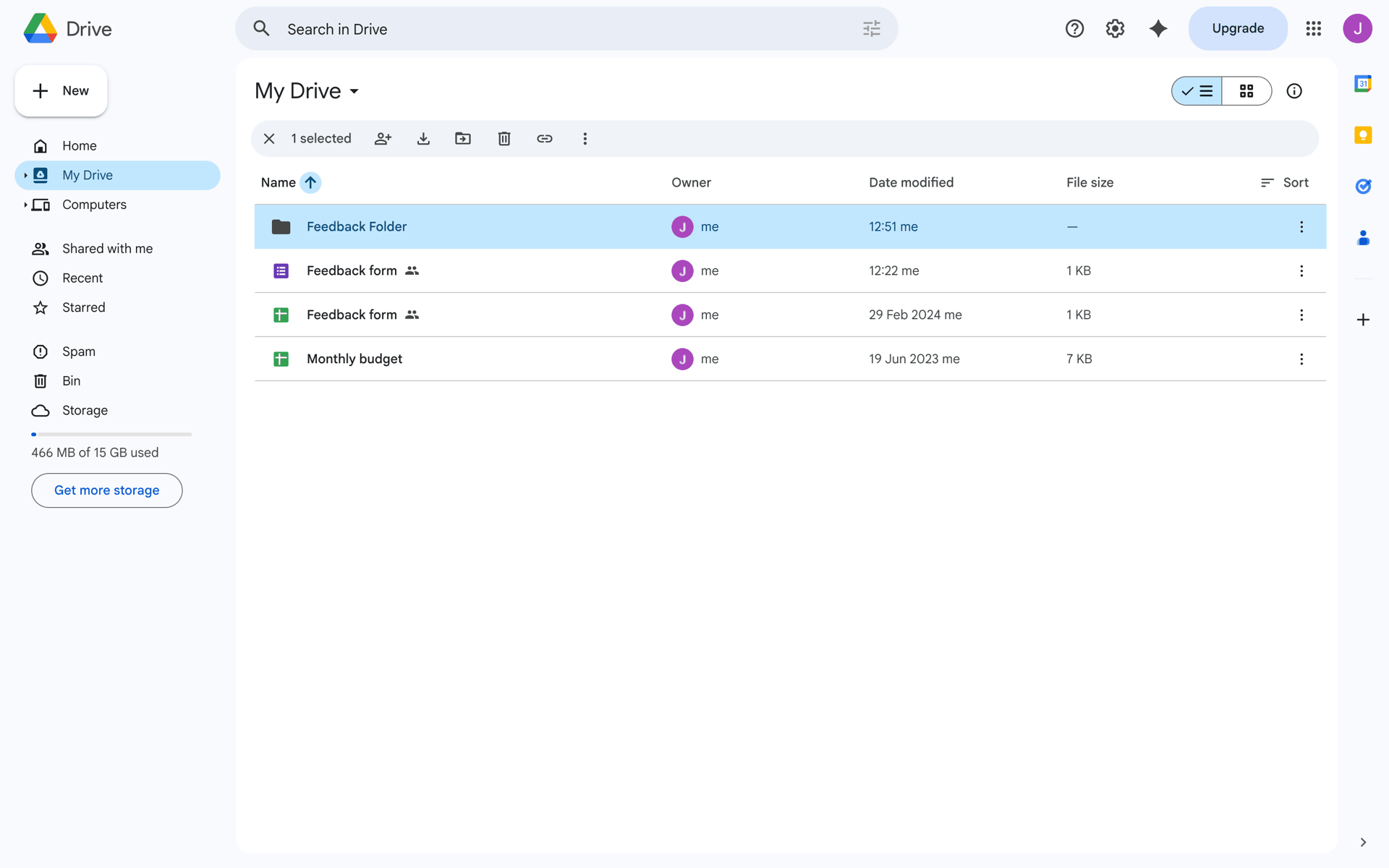 Google Drive Web Productivity interface screenshot 19