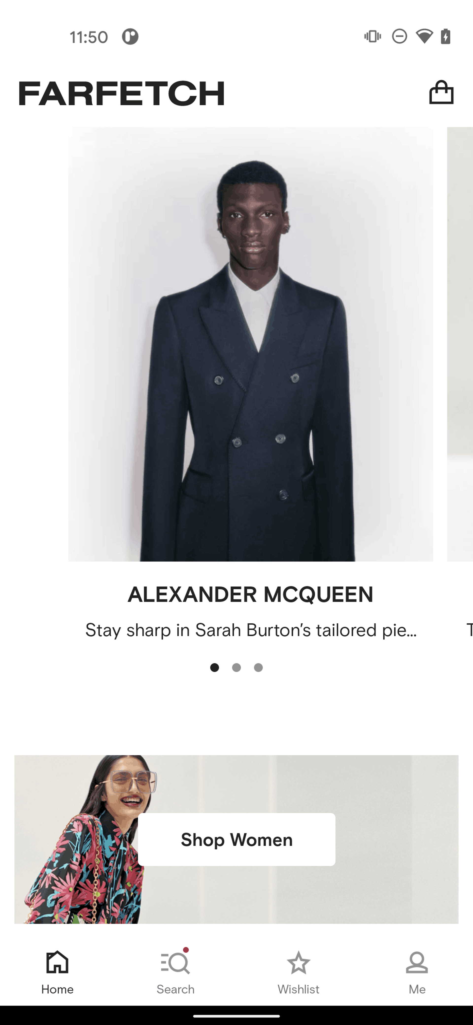 FARFETCH Android Shopping interface screenshot 13