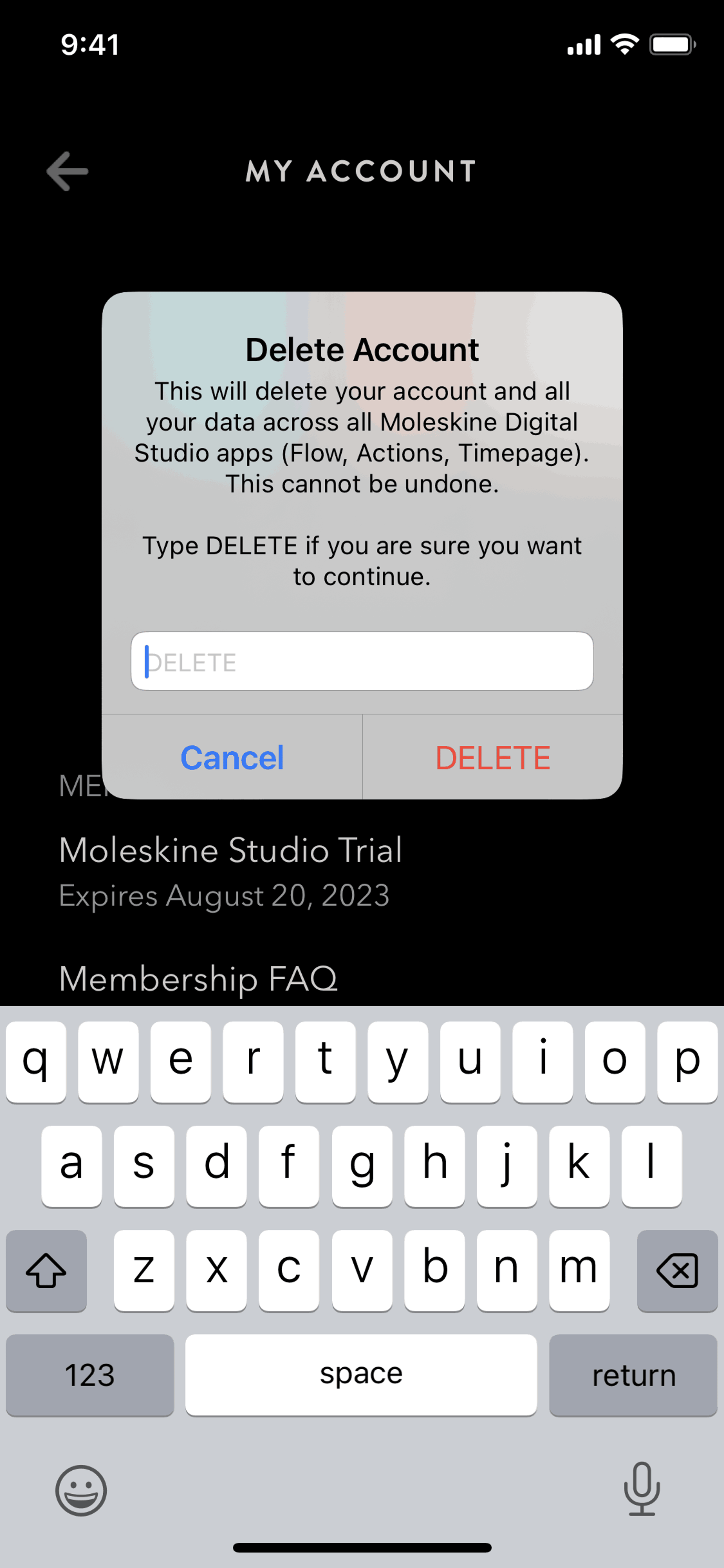 Timepage iOS Productivity interface screenshot 21