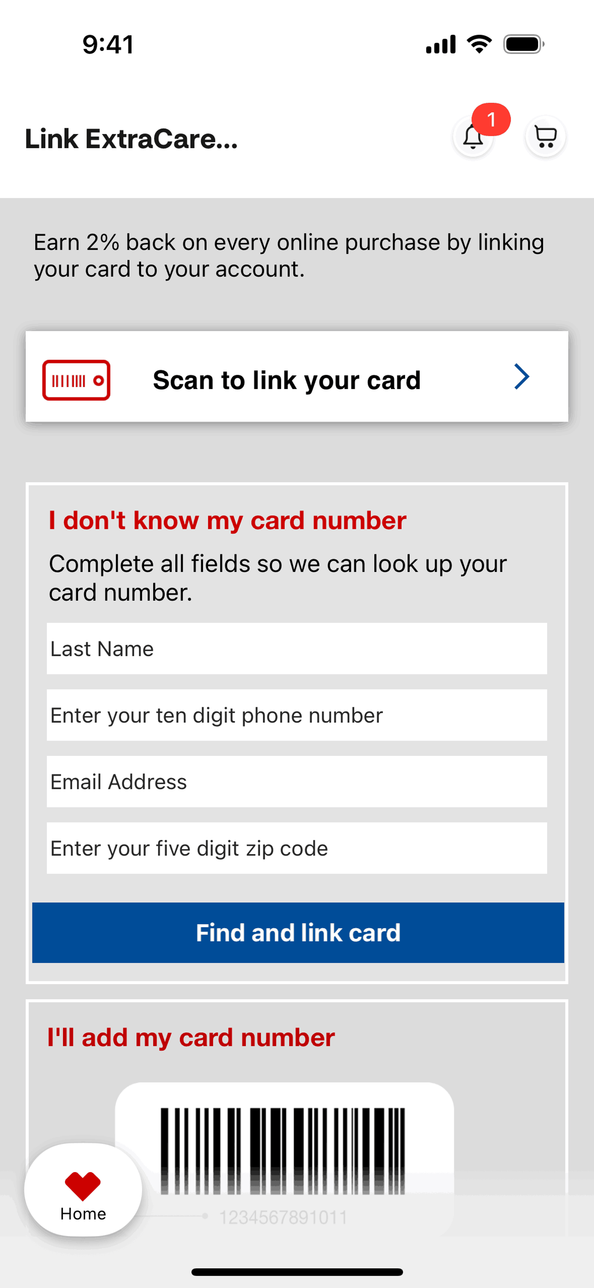 CVS Health iOS Medical interface screenshot 15