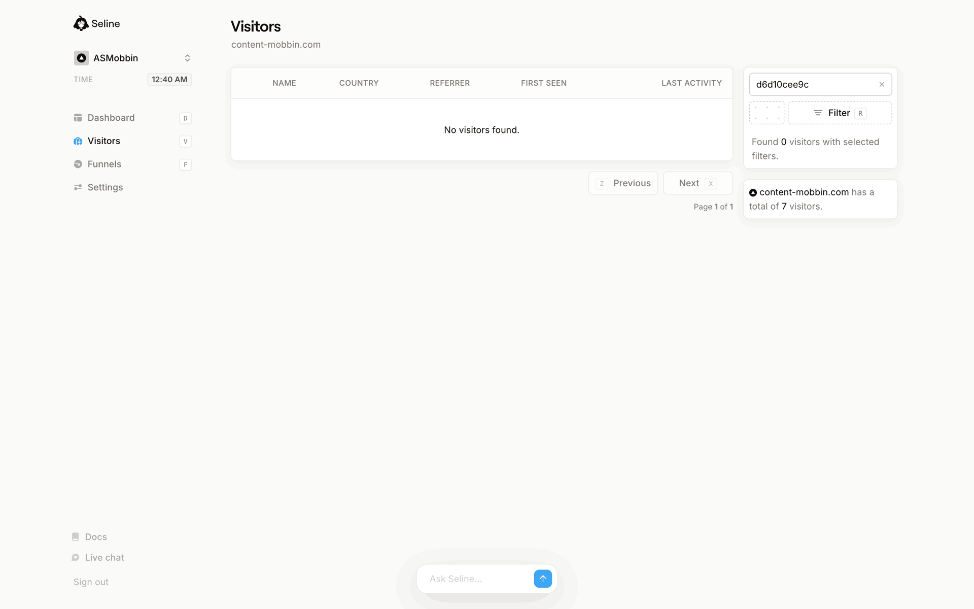 Seline Web Developer Tools interface screenshot 10