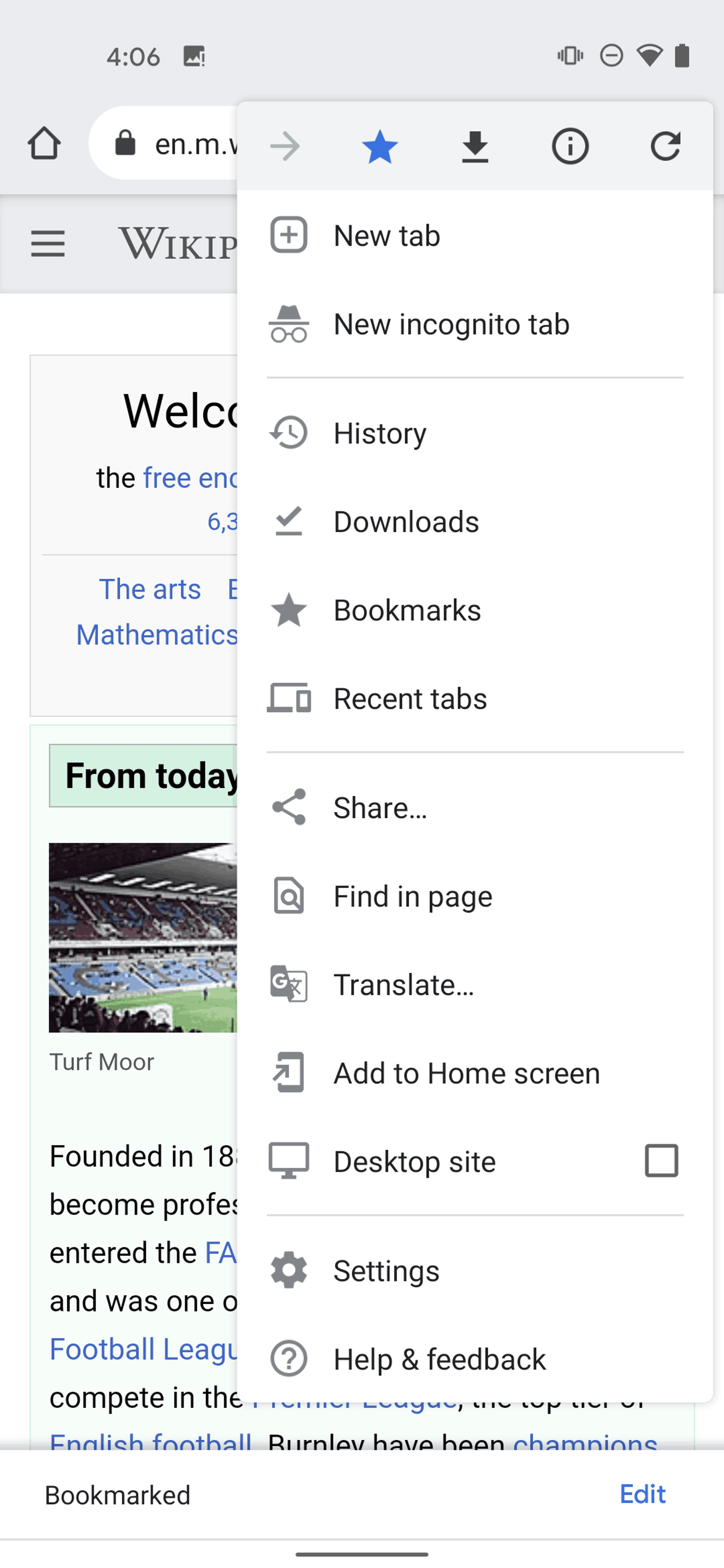 Google Chrome Android Utilities interface screenshot 22