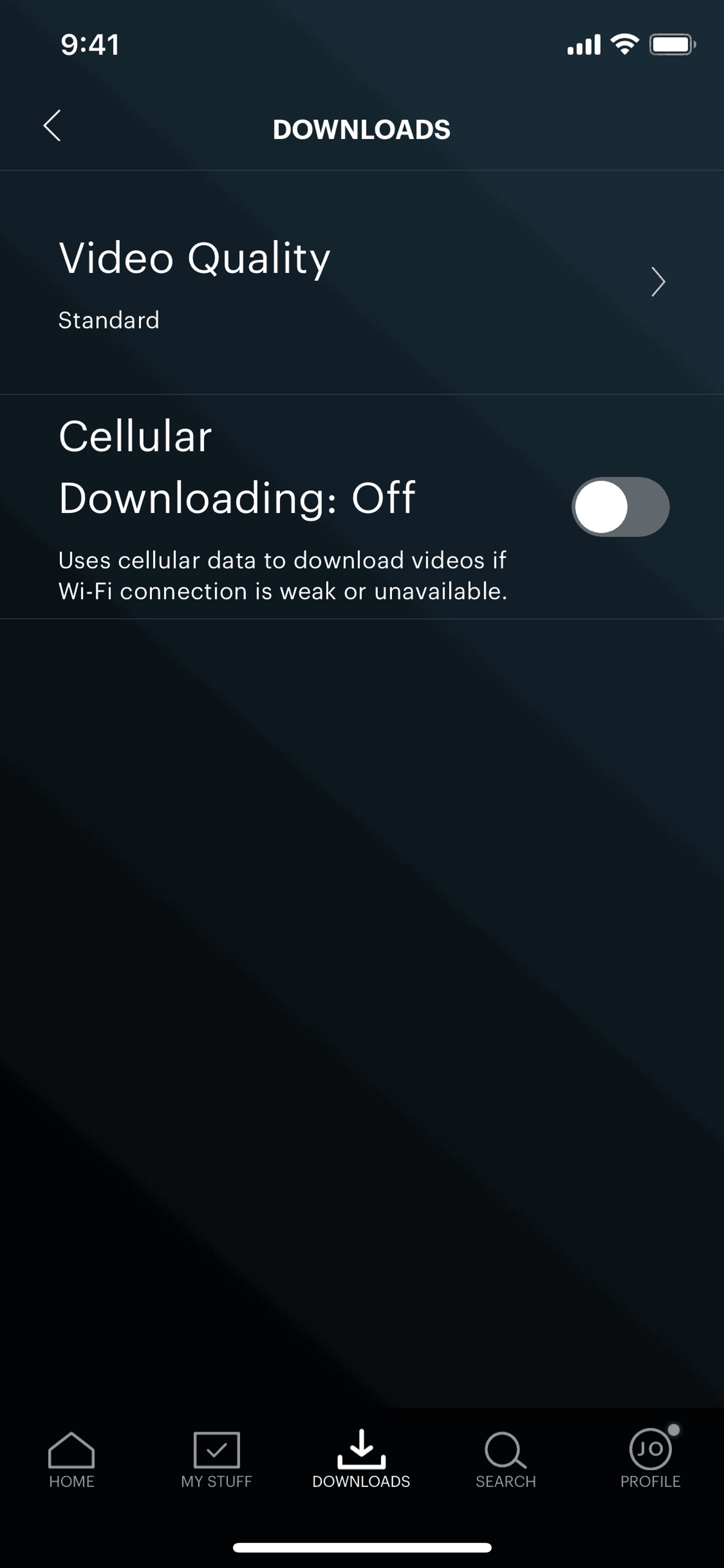 Hulu iOS Entertainment interface screenshot 9