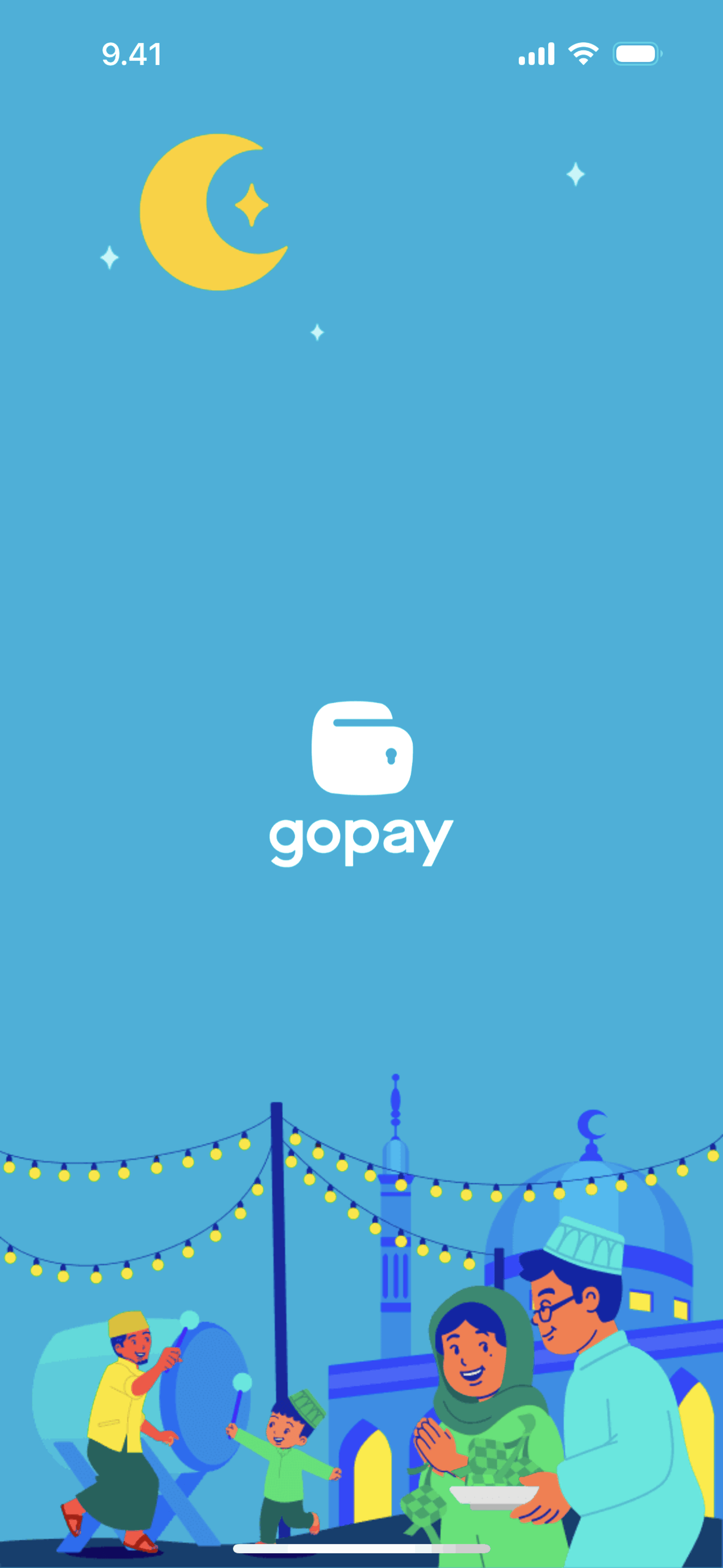 GoPay iOS Finance interface screenshot 1