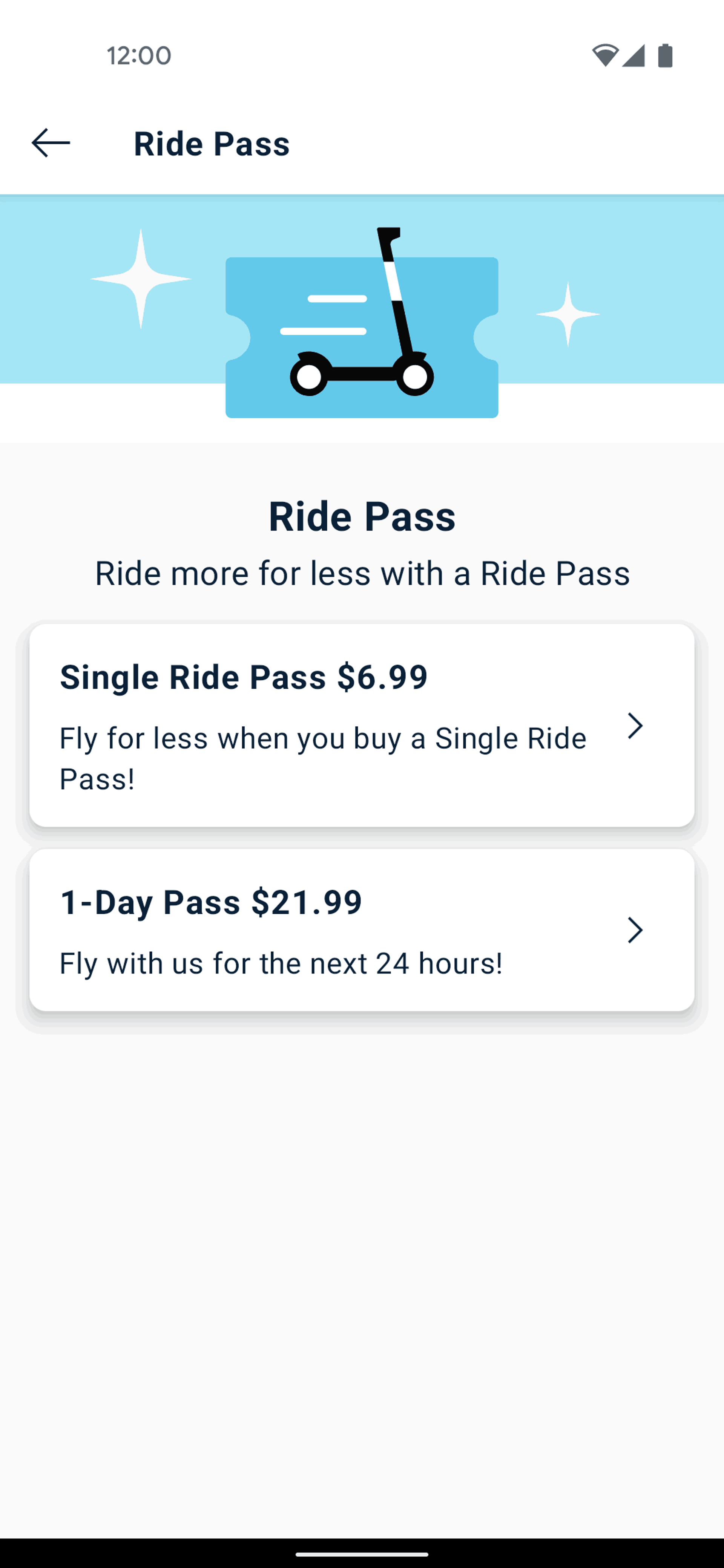 Bird Android Travel & Transportation interface screenshot 6