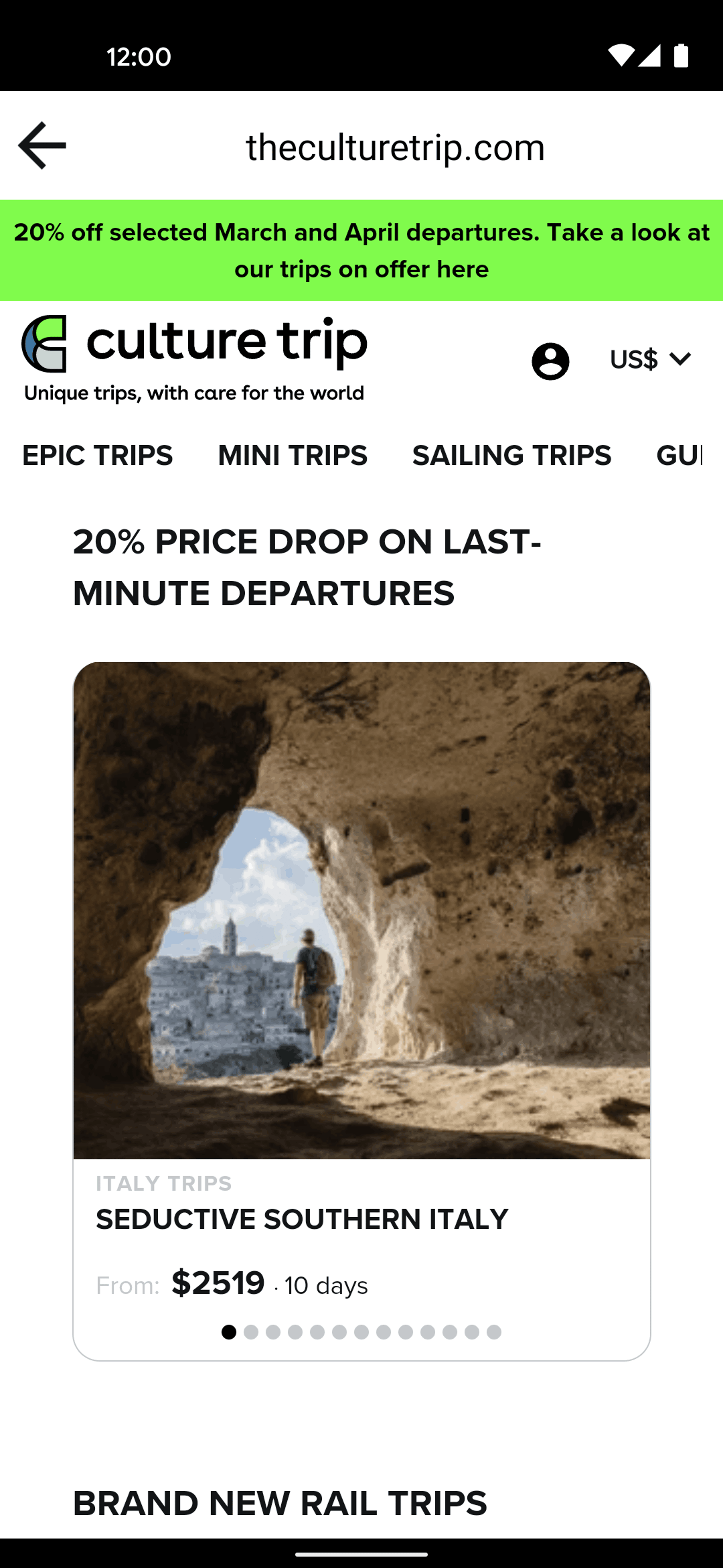 Culture Trip Android Travel & Transportation interface screenshot 16