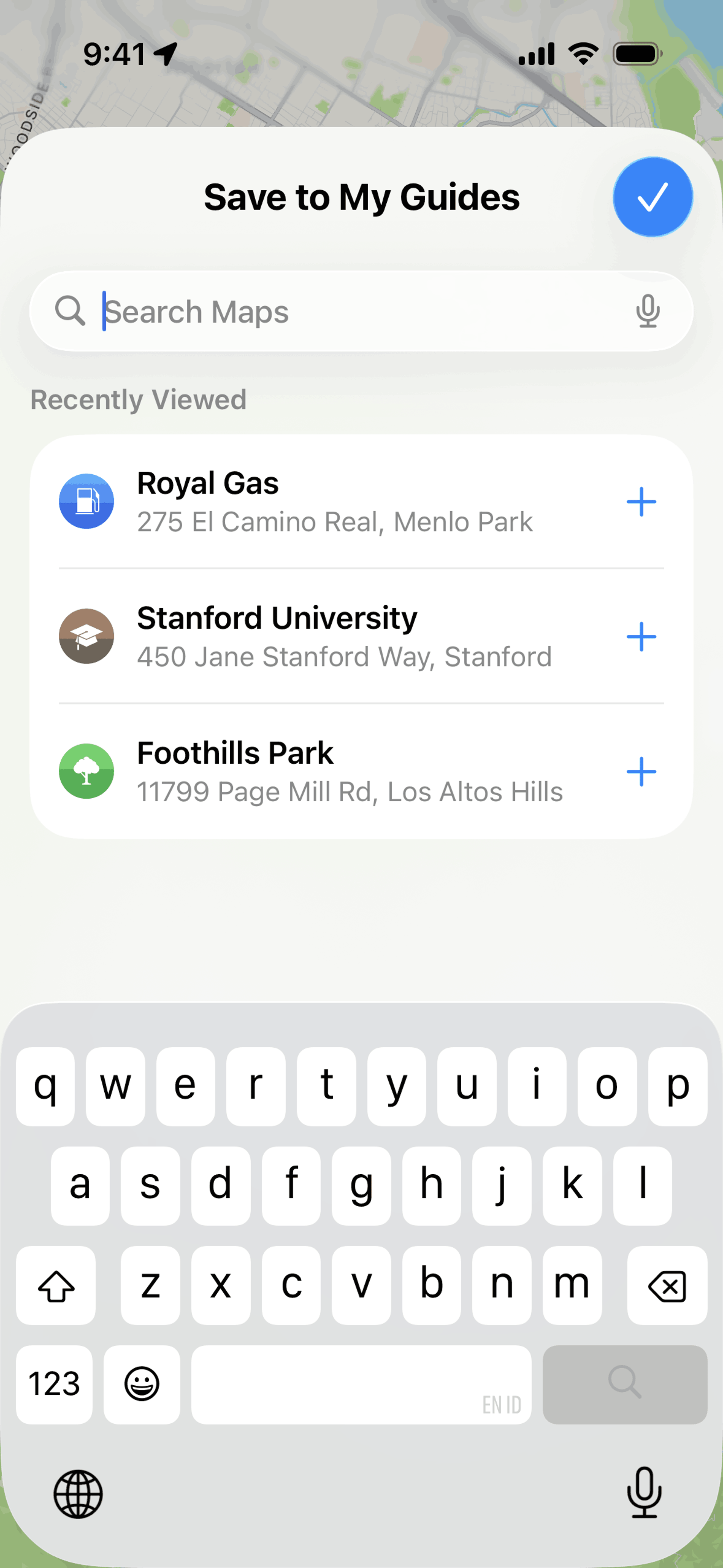 Apple Maps iOS Maps & Navigation interface screenshot 9