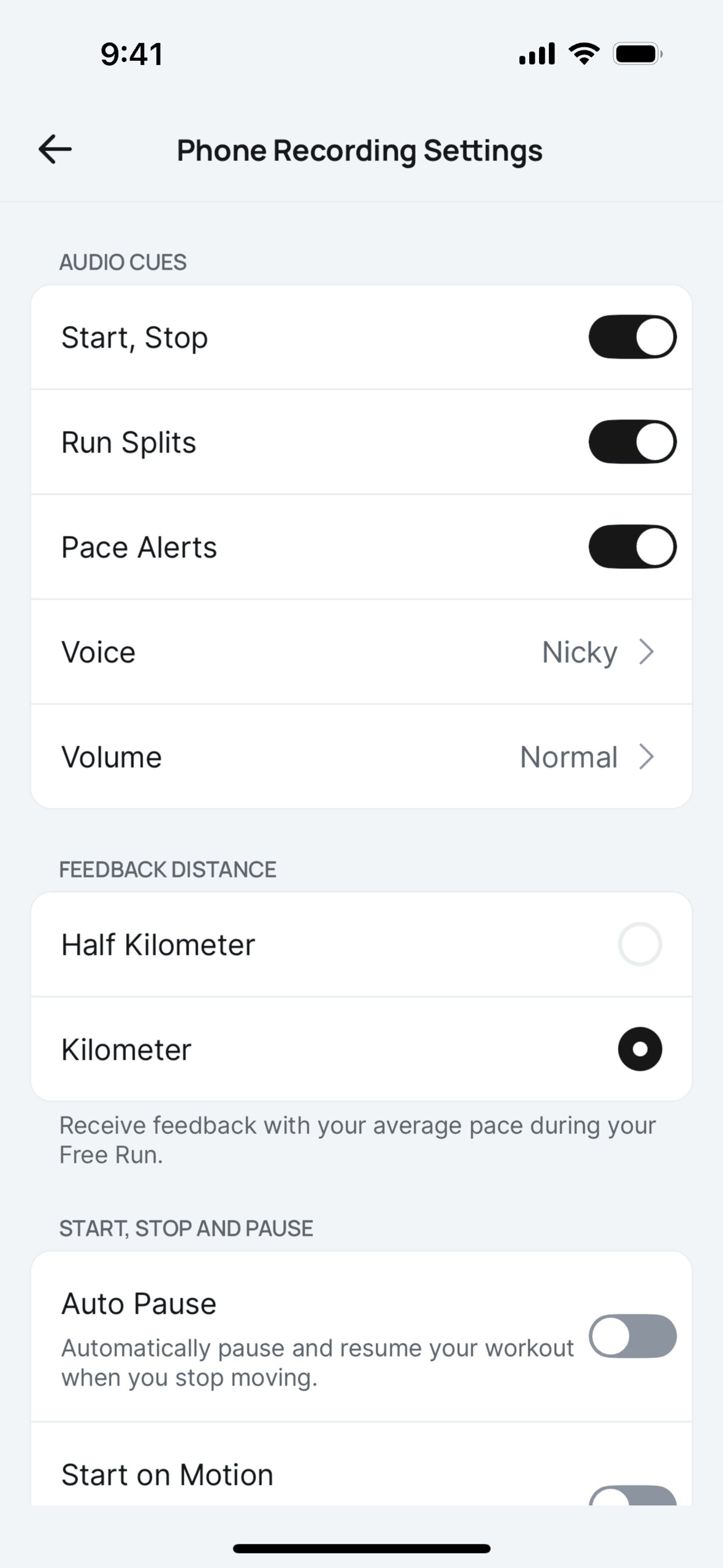 Runna iOS Health & Fitness interface screenshot 8