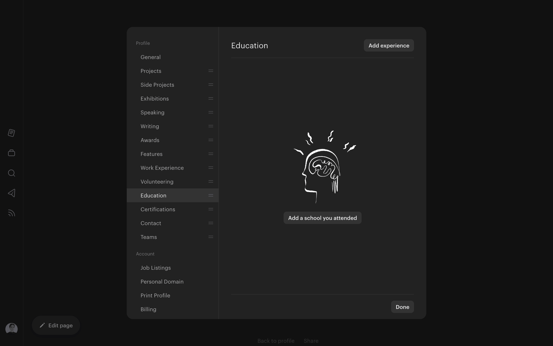 Read.cv Web Social Networking interface screenshot 18