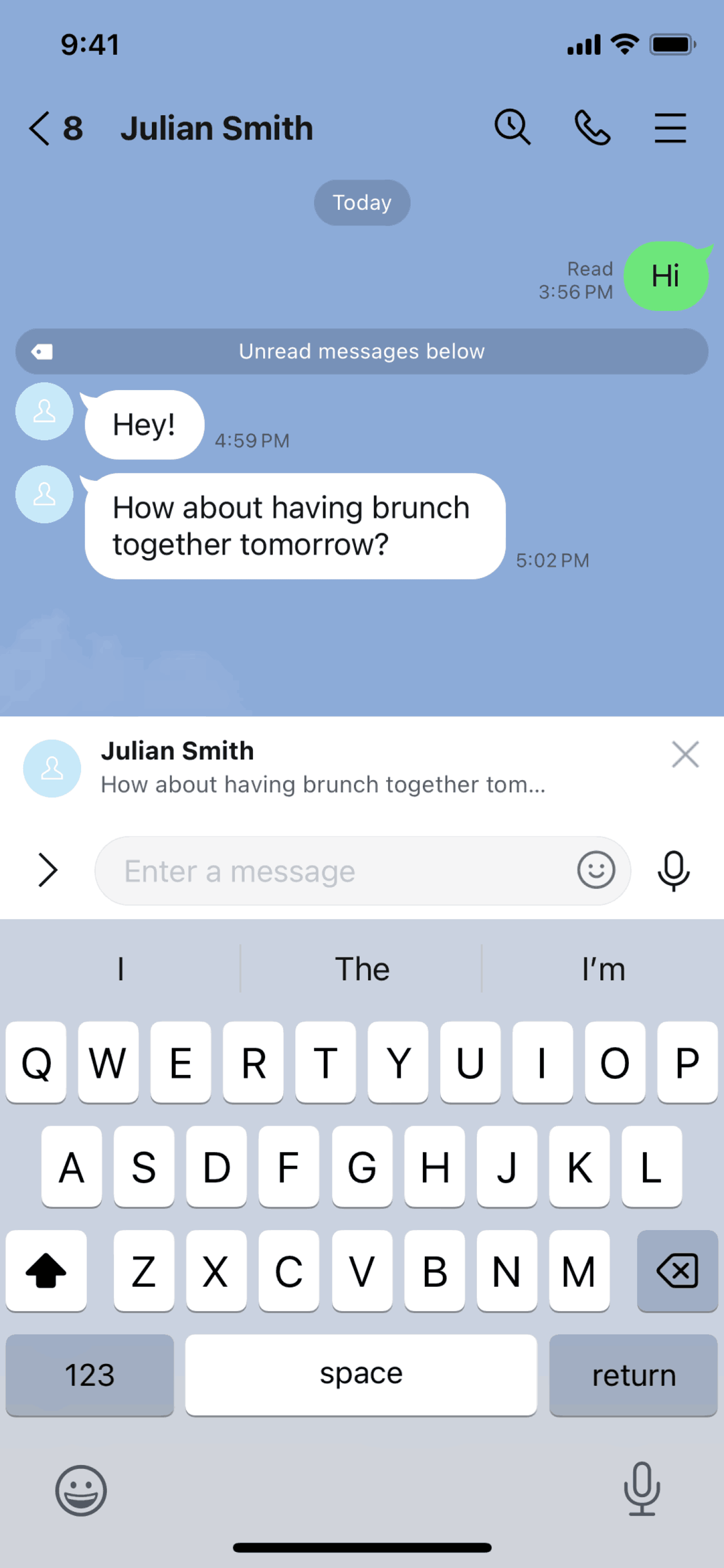 LINE iOS Social Networking interface screenshot 10