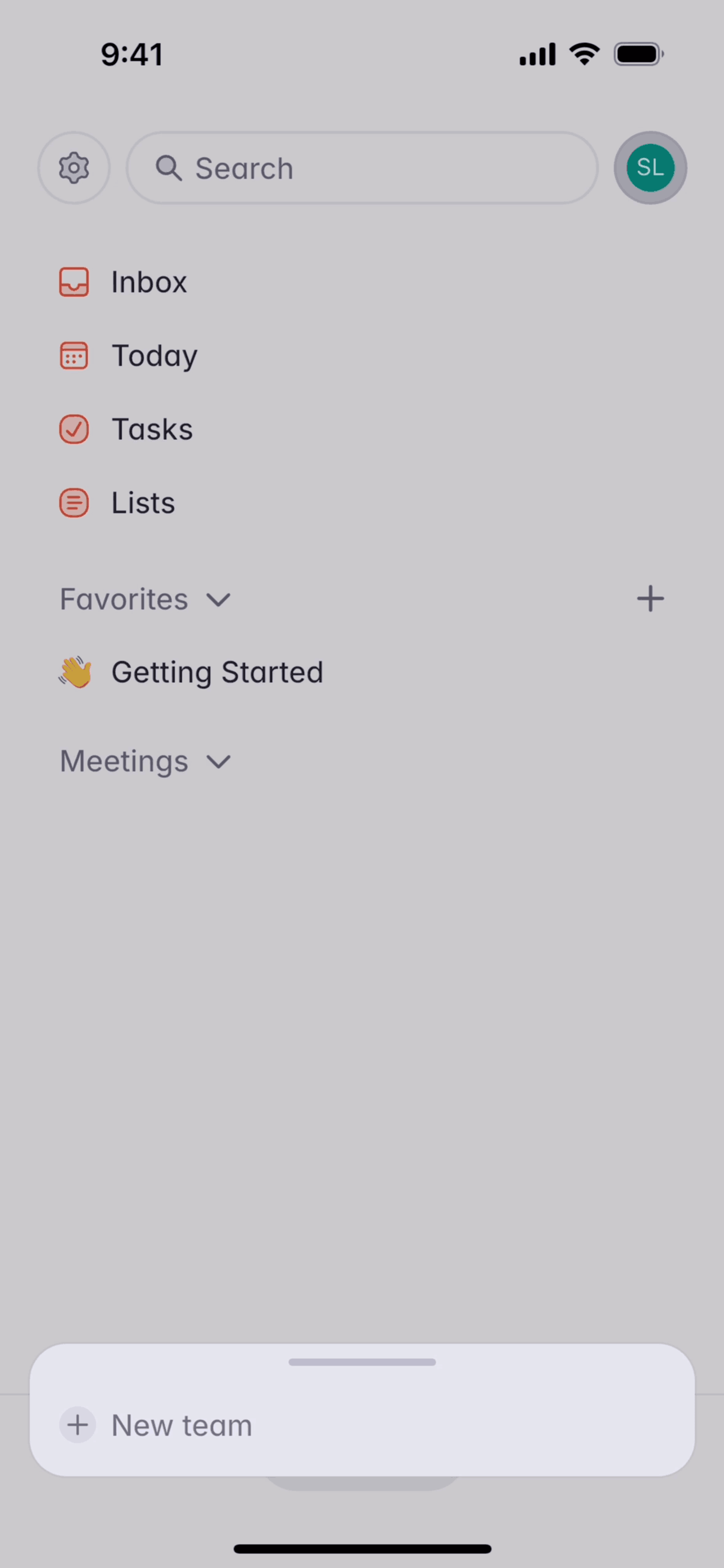Superlist iOS Productivity interface screenshot 6