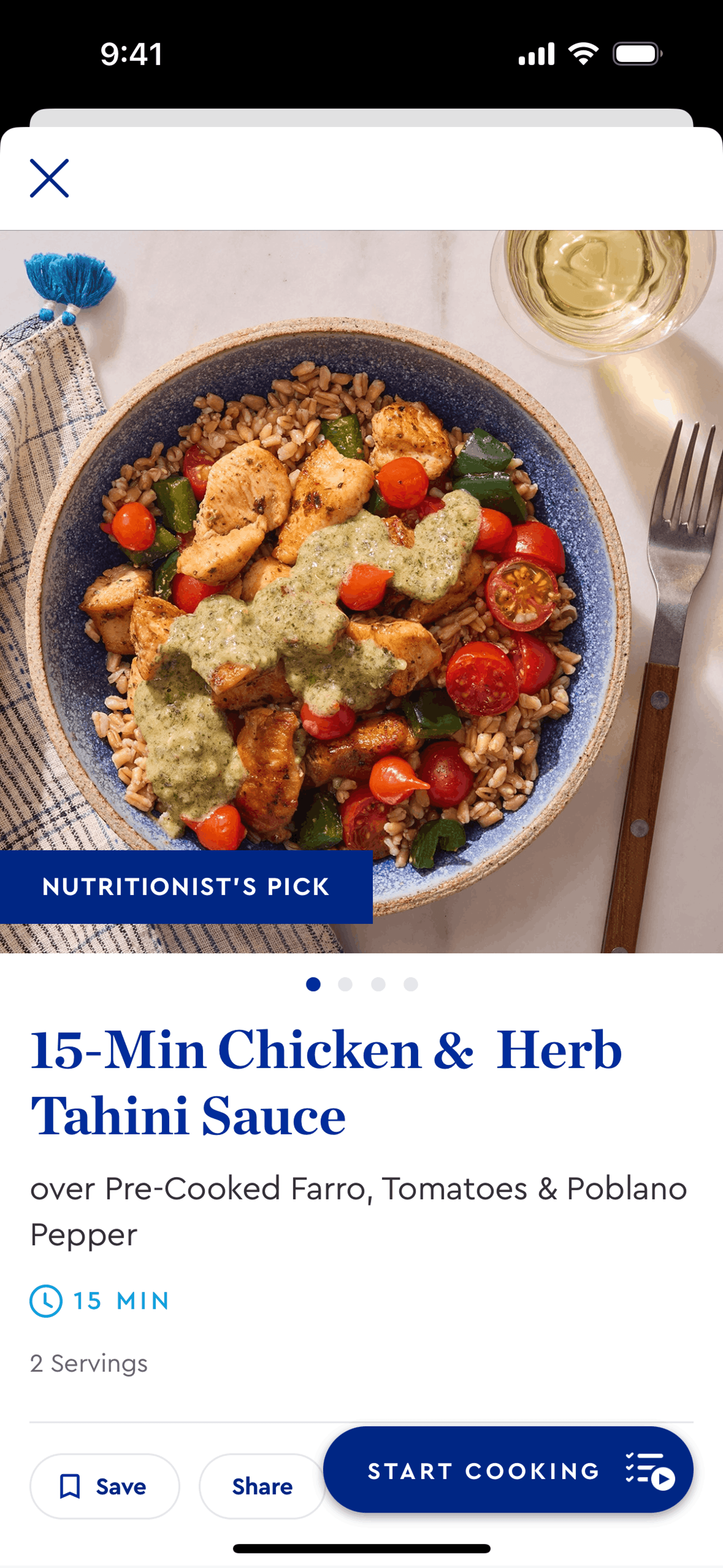 Blue Apron iOS Shopping interface screenshot 10