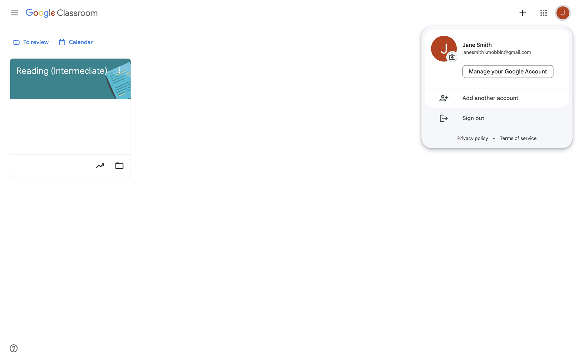 Google Classroom Web Collaboration interface screenshot 17