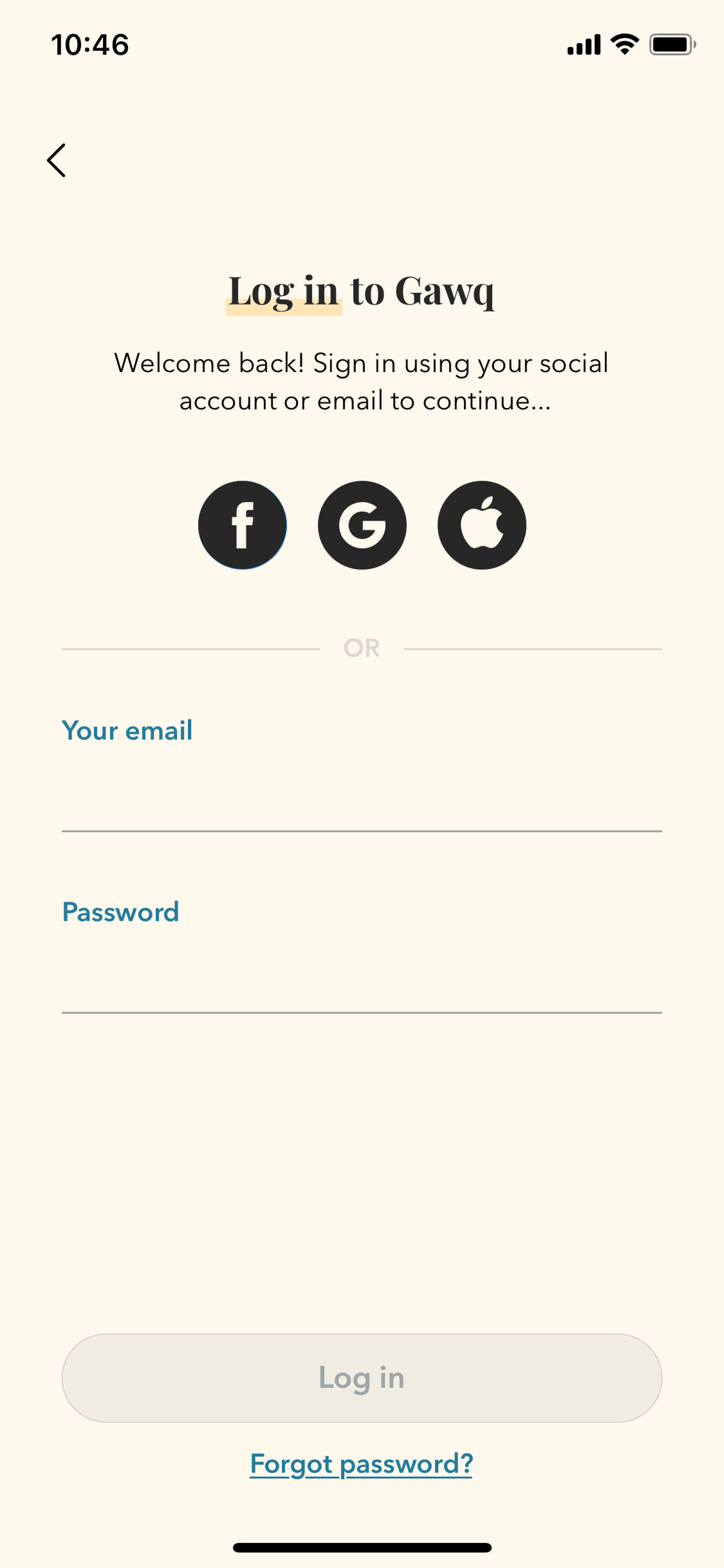 Gawq iOS News interface screenshot 3