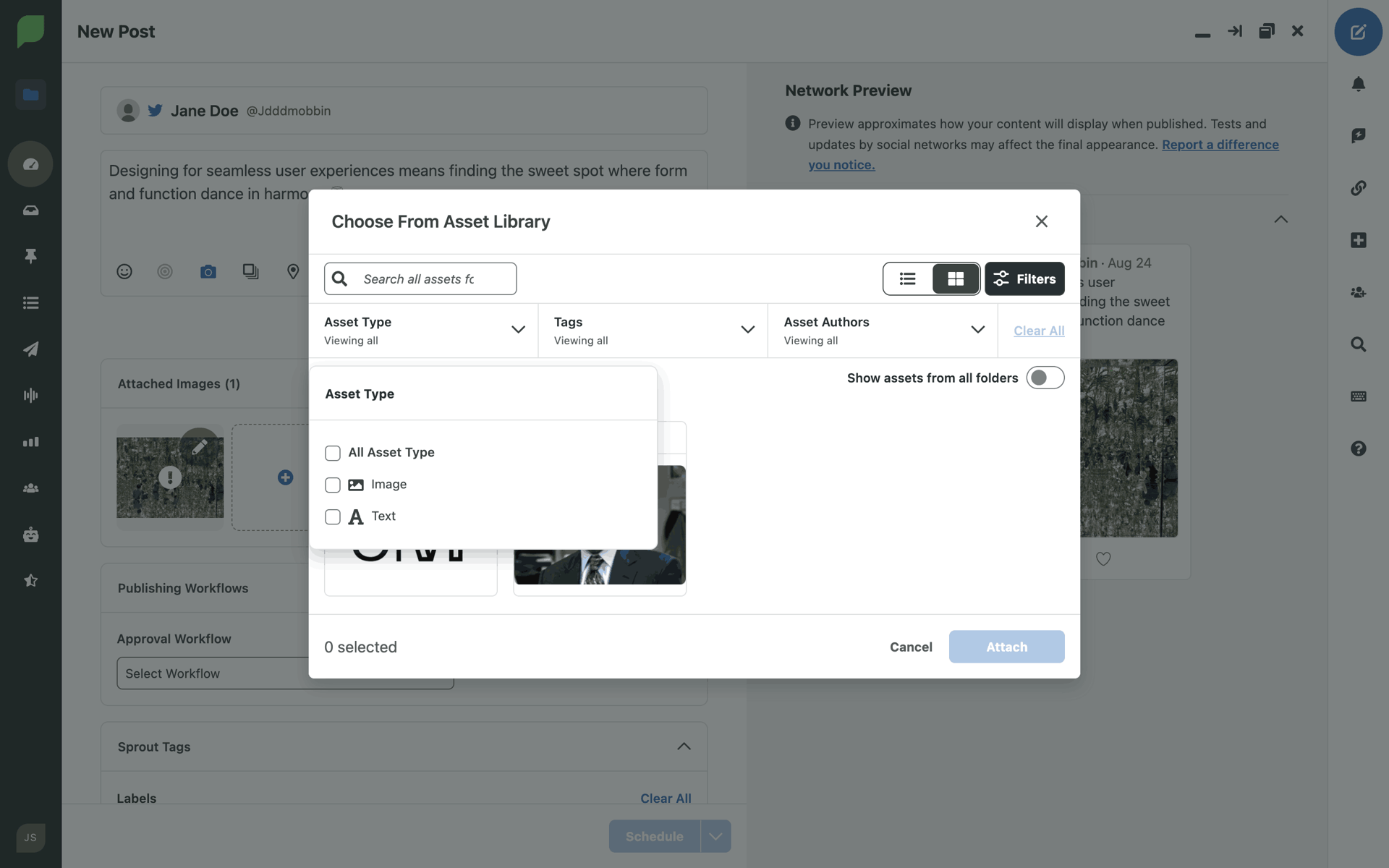 Sprout Social Web Business interface screenshot 7