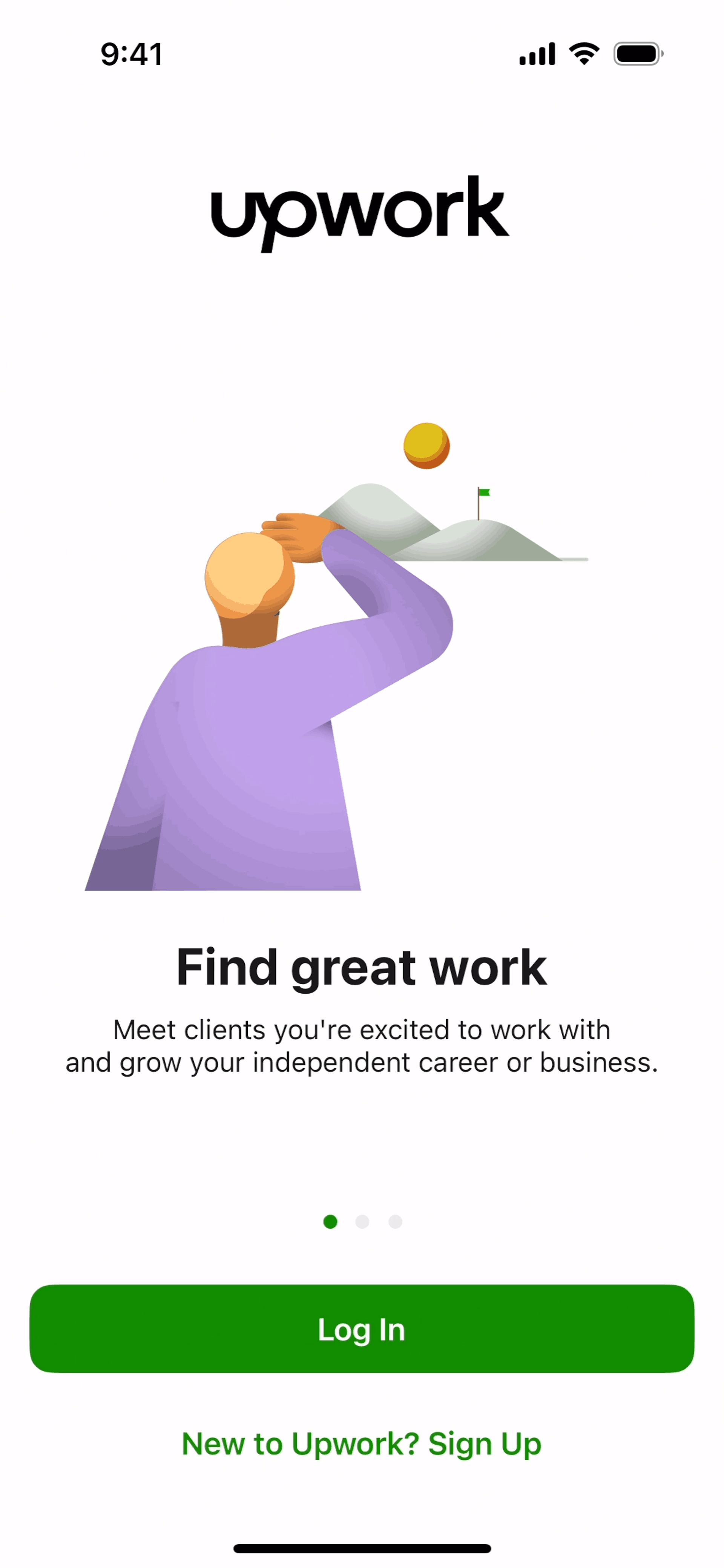 Upwork iOS Business interface screenshot 2