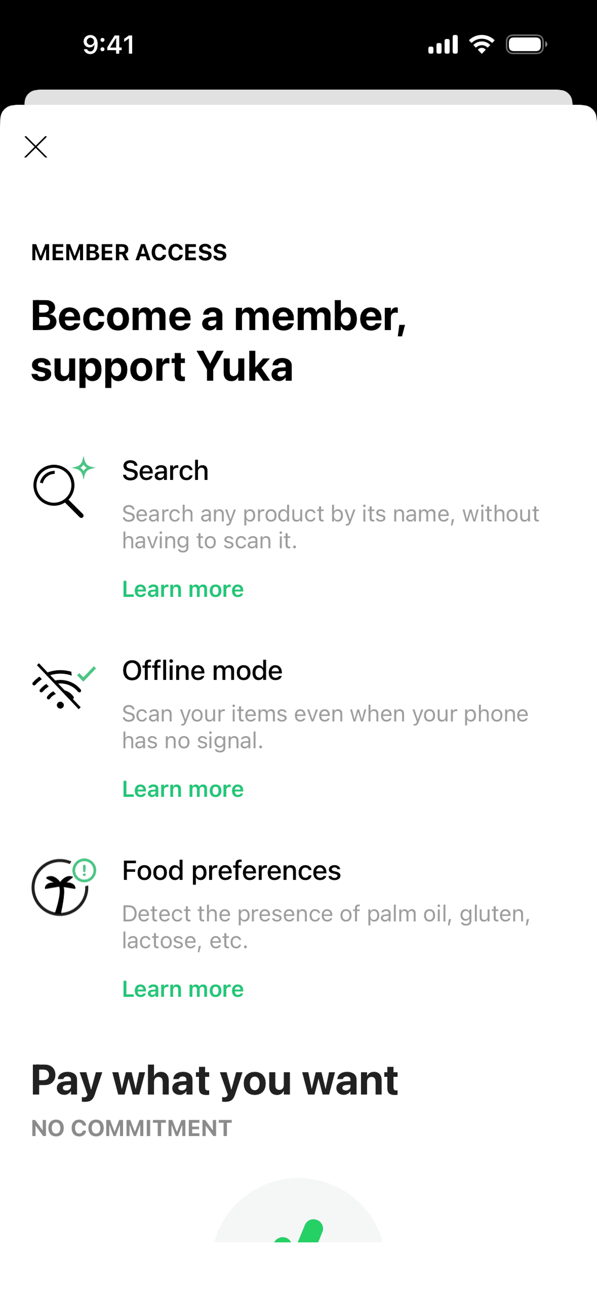 Yuka iOS Health & Fitness interface screenshot 22