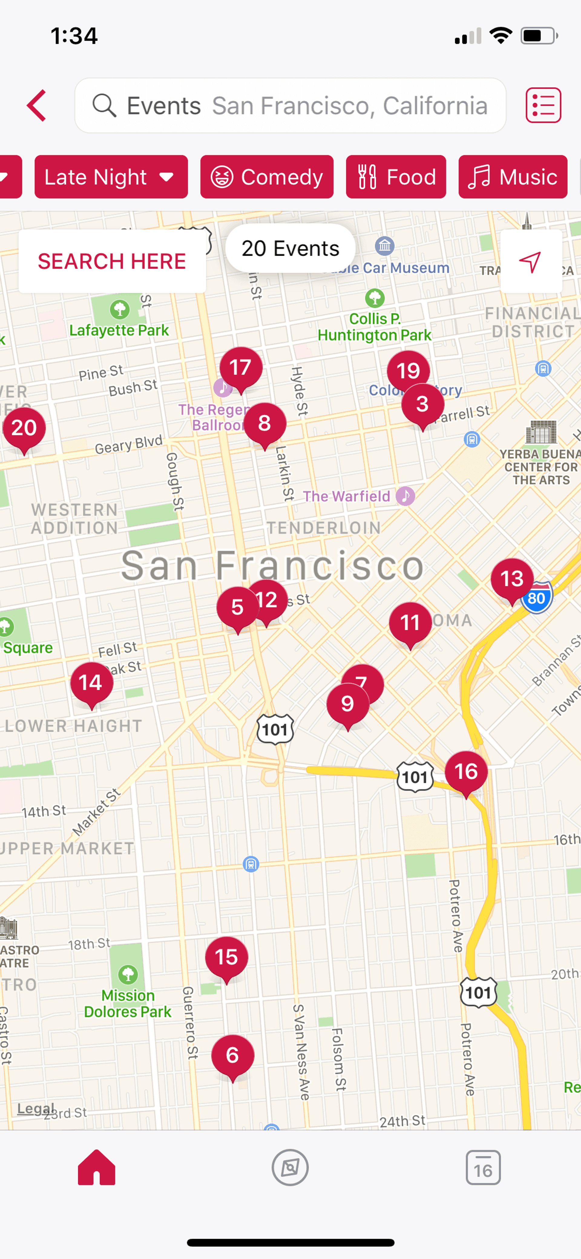 Facebook Local iOS Social Networking interface screenshot 20