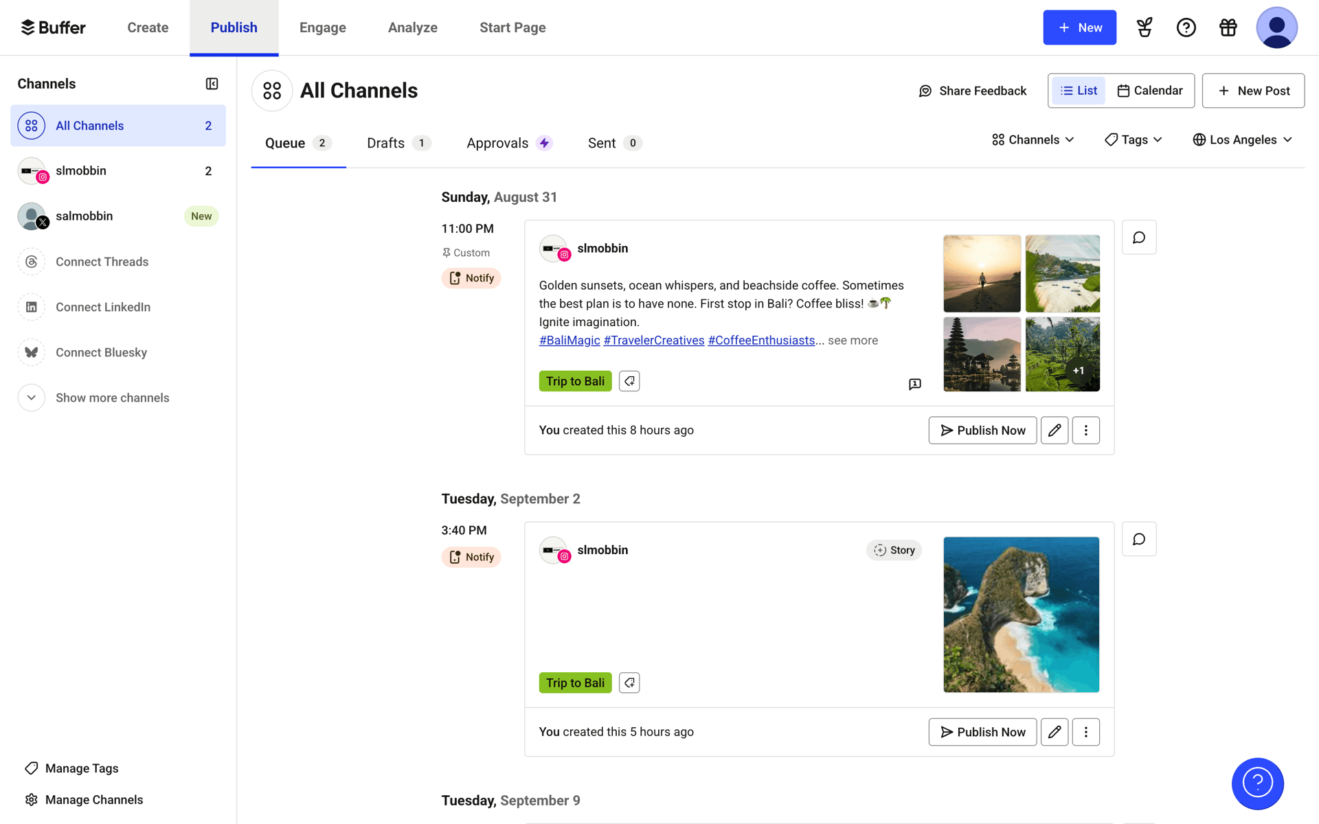 Buffer Web Business interface screenshot 24
