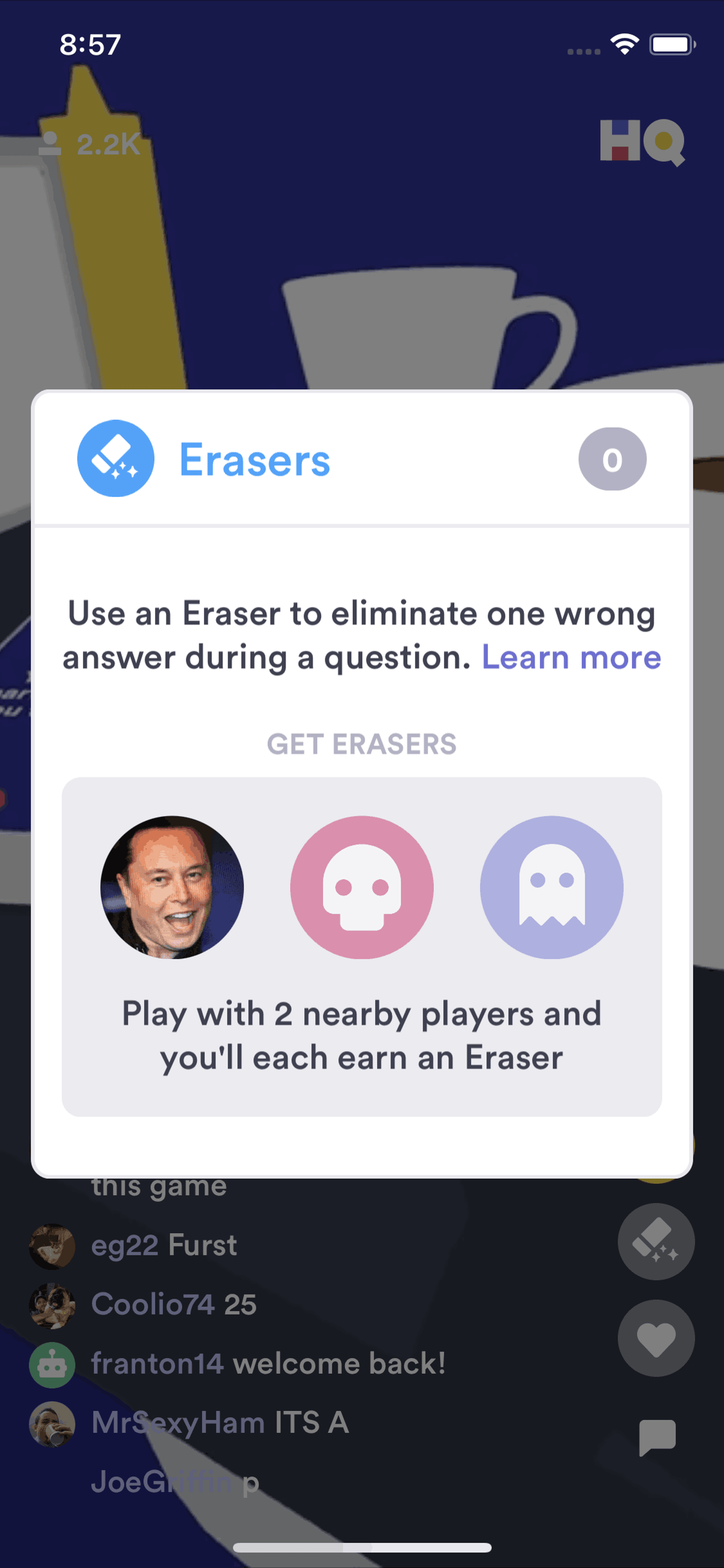 HQ Trivia iOS Entertainment interface screenshot 13