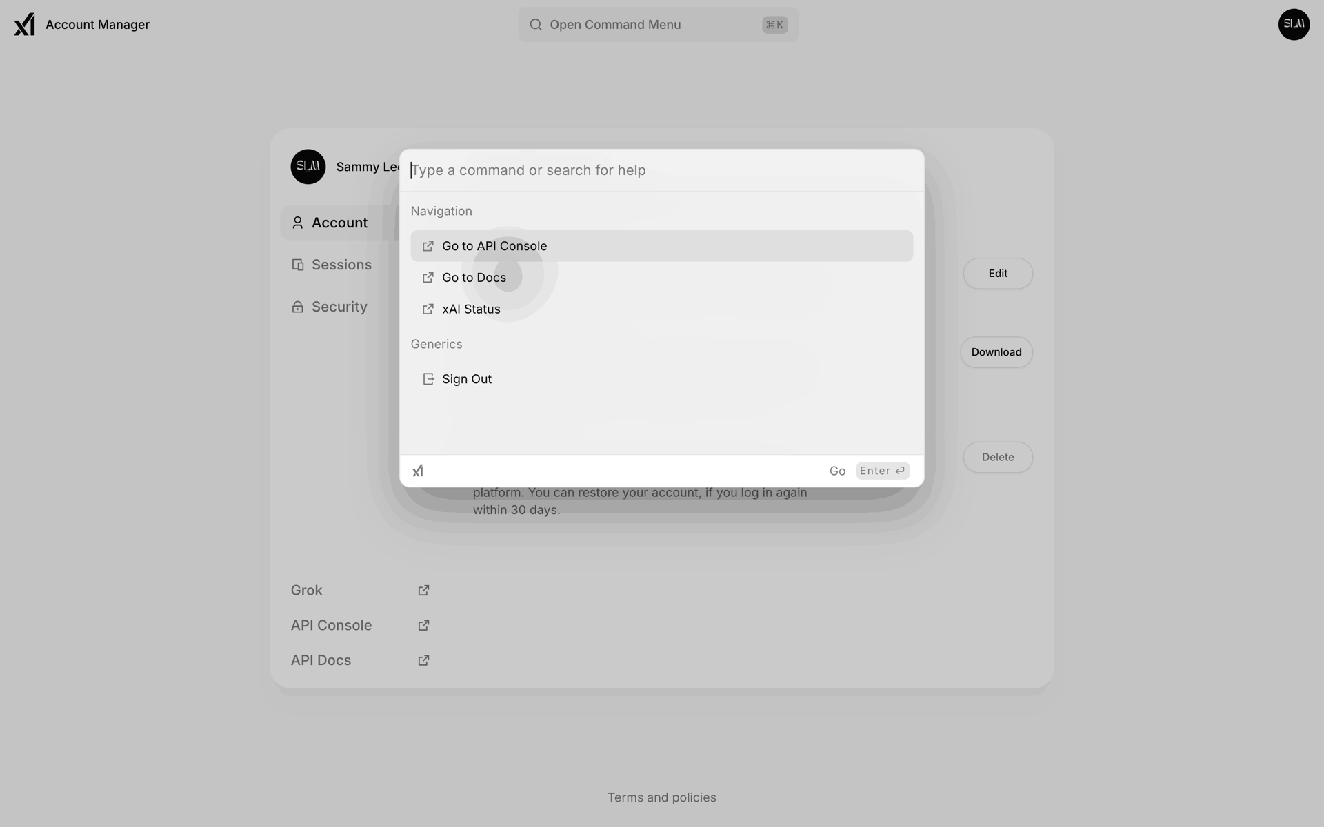 Grok Web AI interface screenshot 12