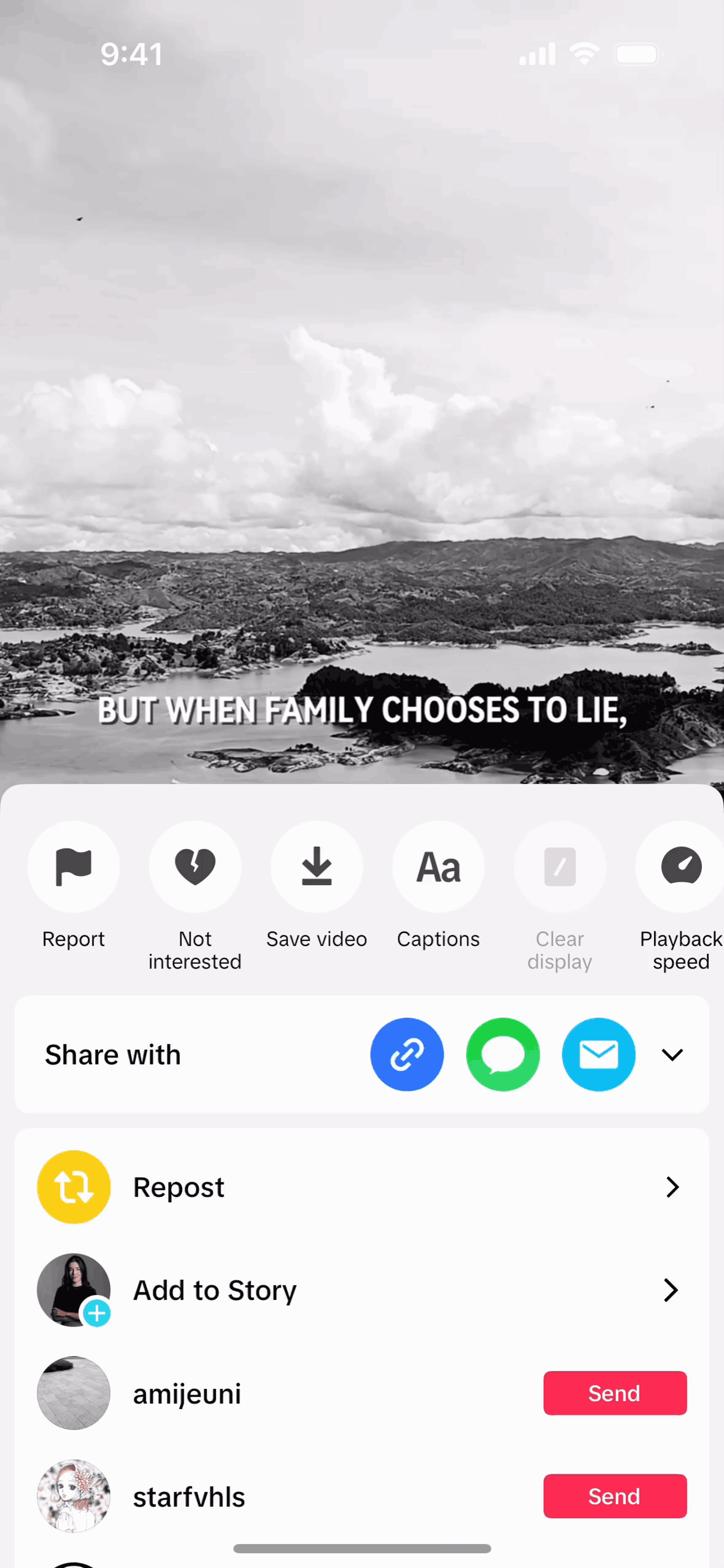 TikTok iOS Social Networking interface screenshot 8
