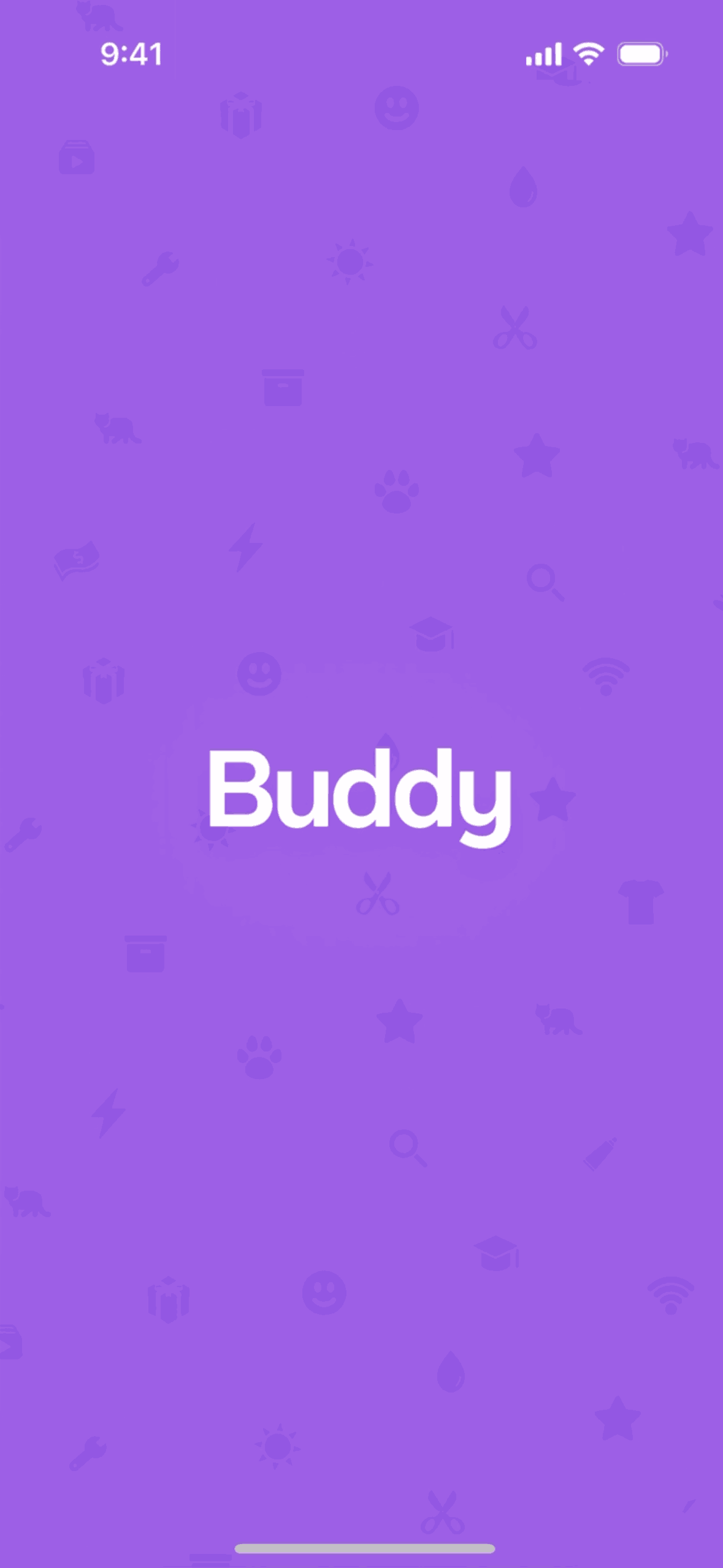 Buddy iOS Finance interface screenshot 1