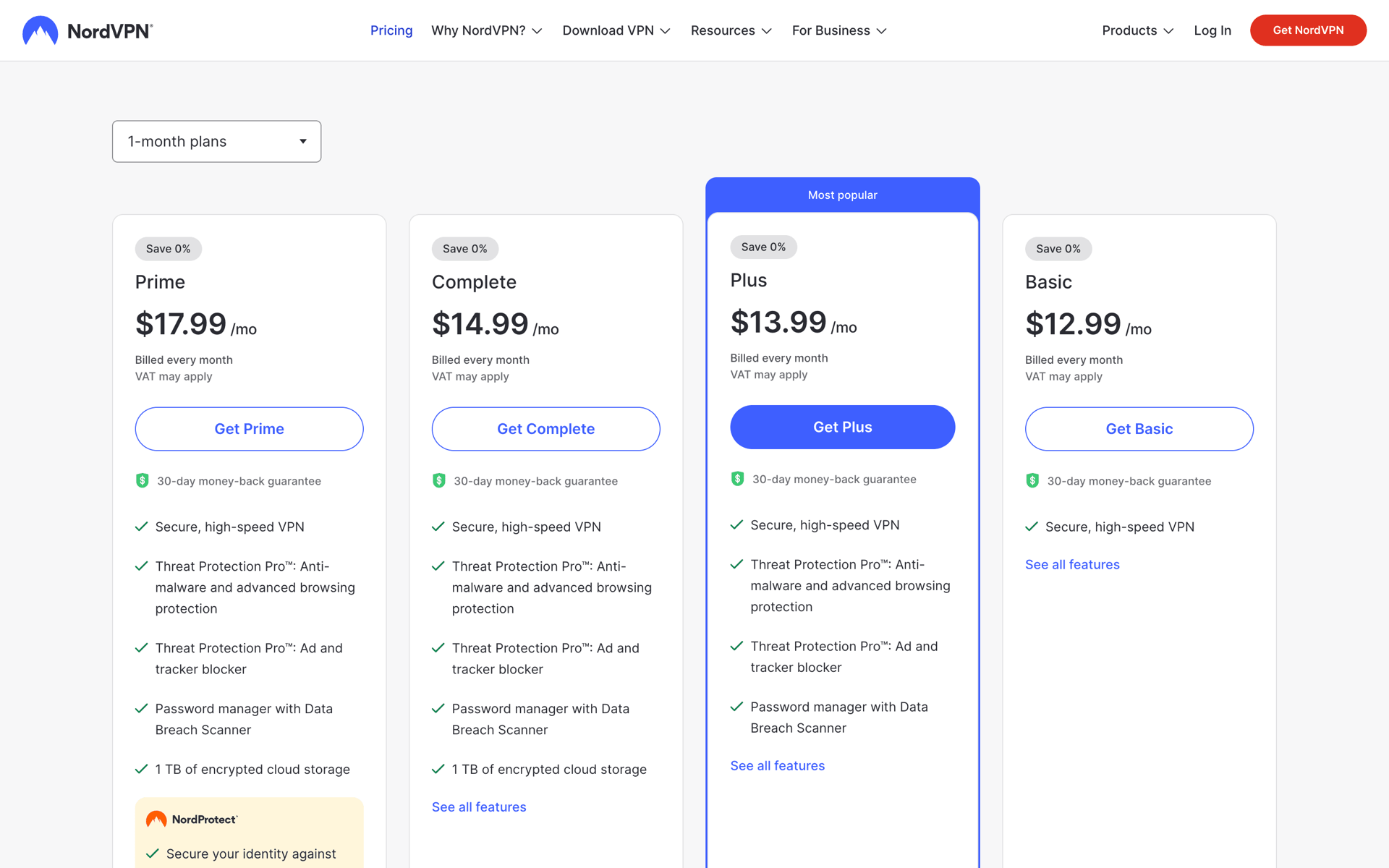 NordVPN Web Developer Tools interface screenshot 4