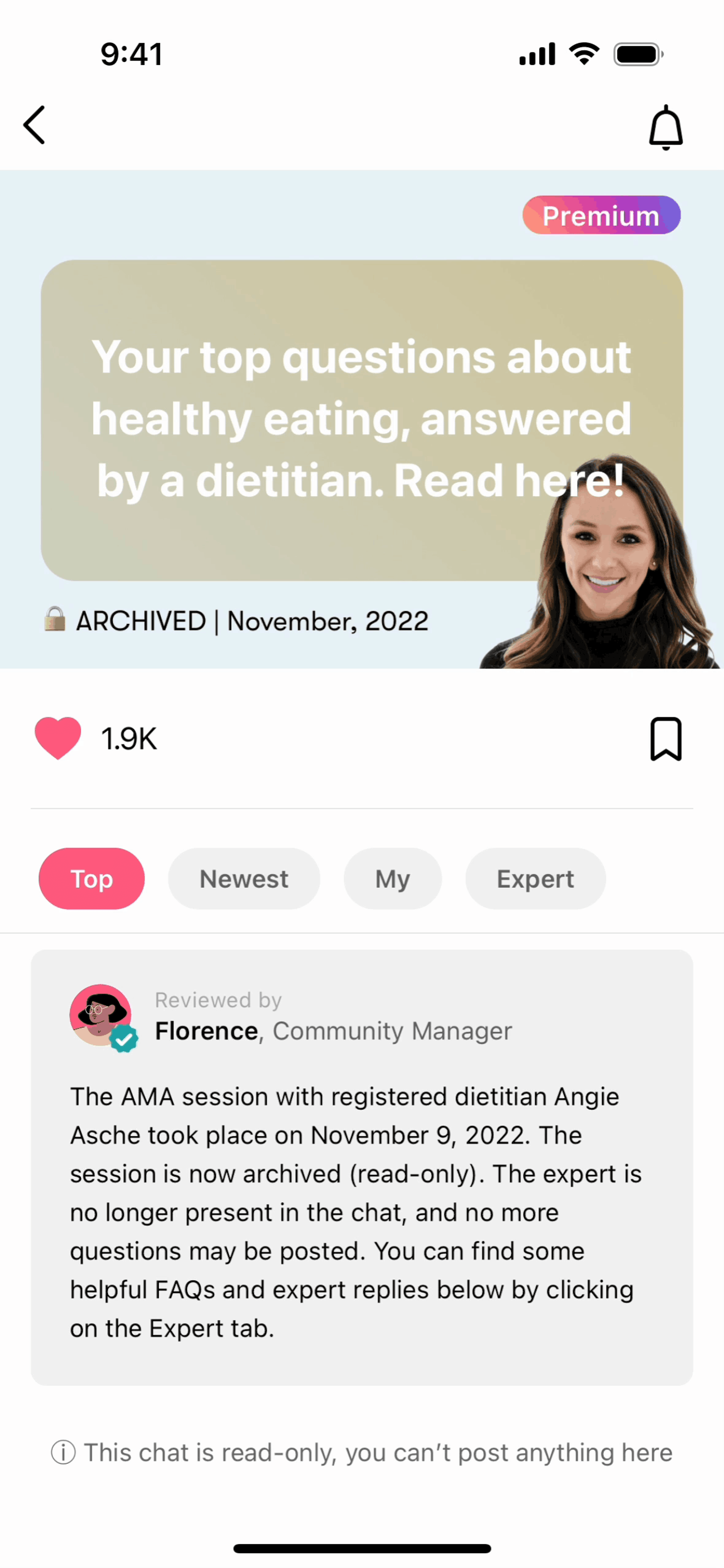 Flo iOS Health & Fitness interface screenshot 24