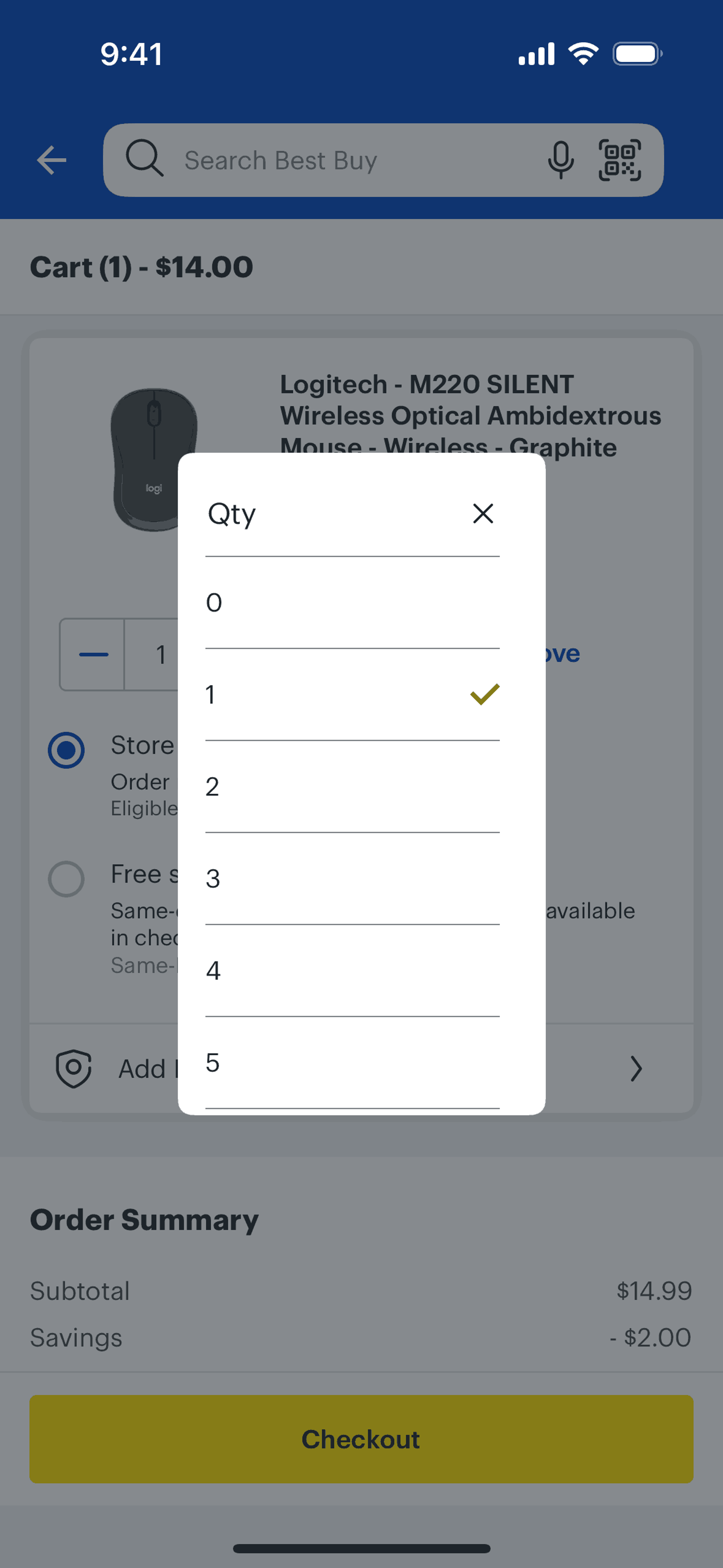 Best Buy iOS Shopping interface screenshot 18