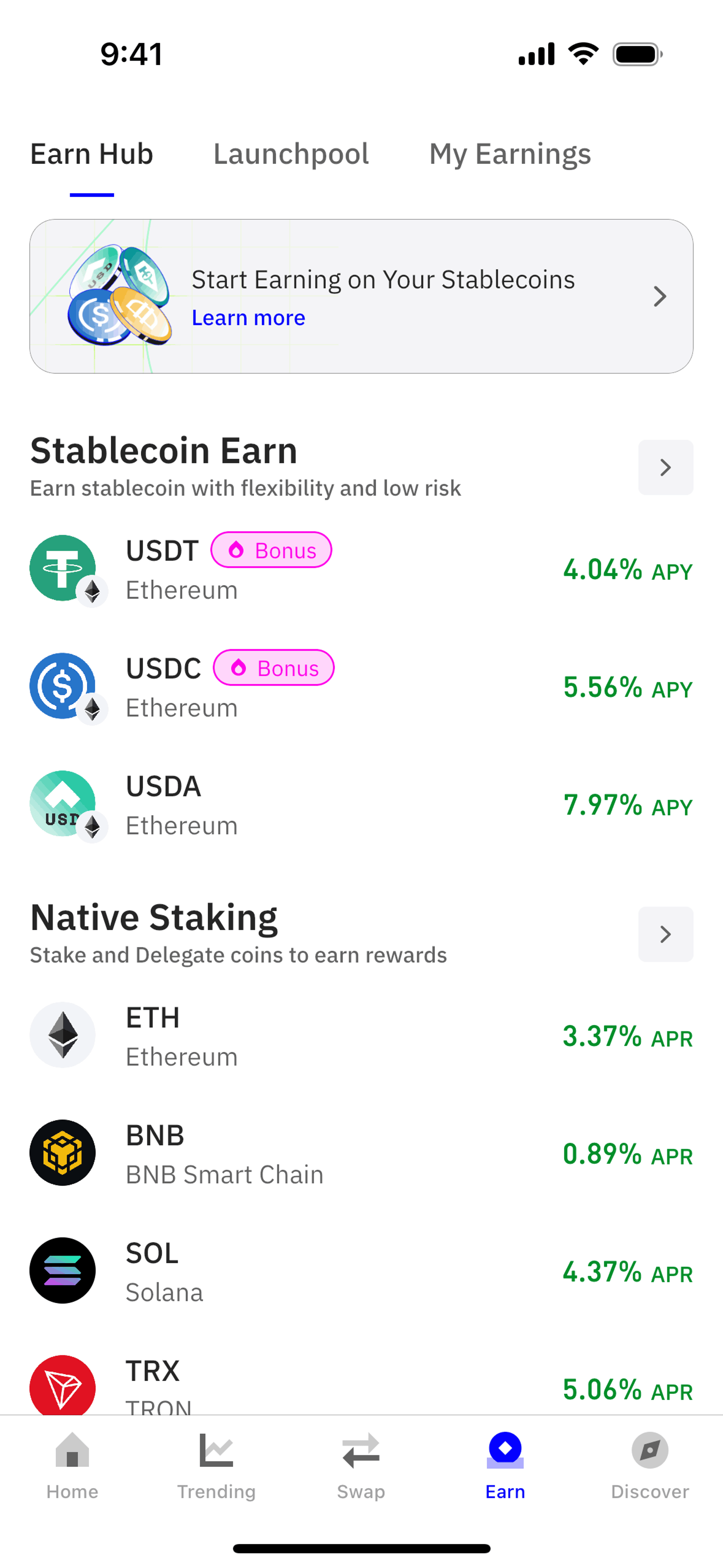 Trust Wallet iOS Crypto & Web3 interface screenshot 7