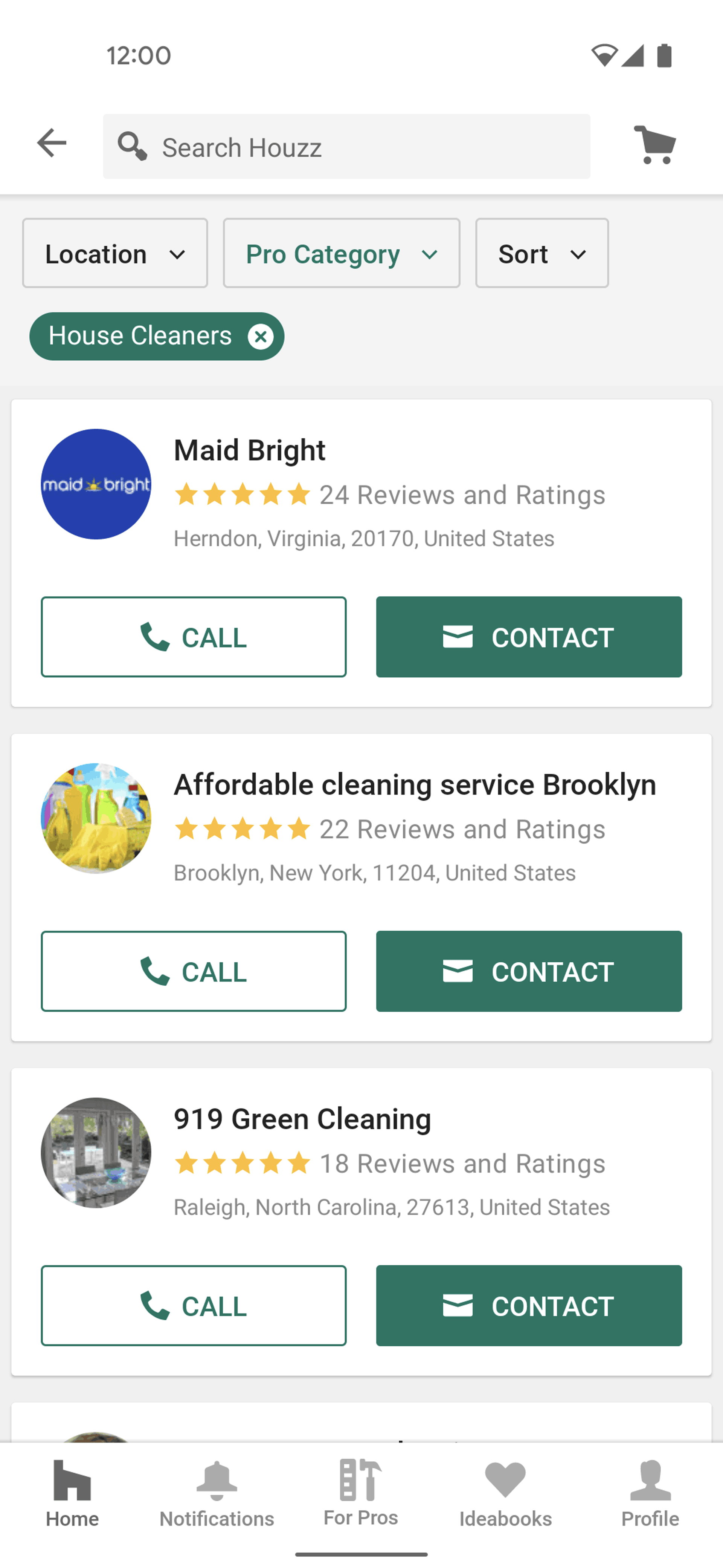 Houzz Android Lifestyle interface screenshot 22